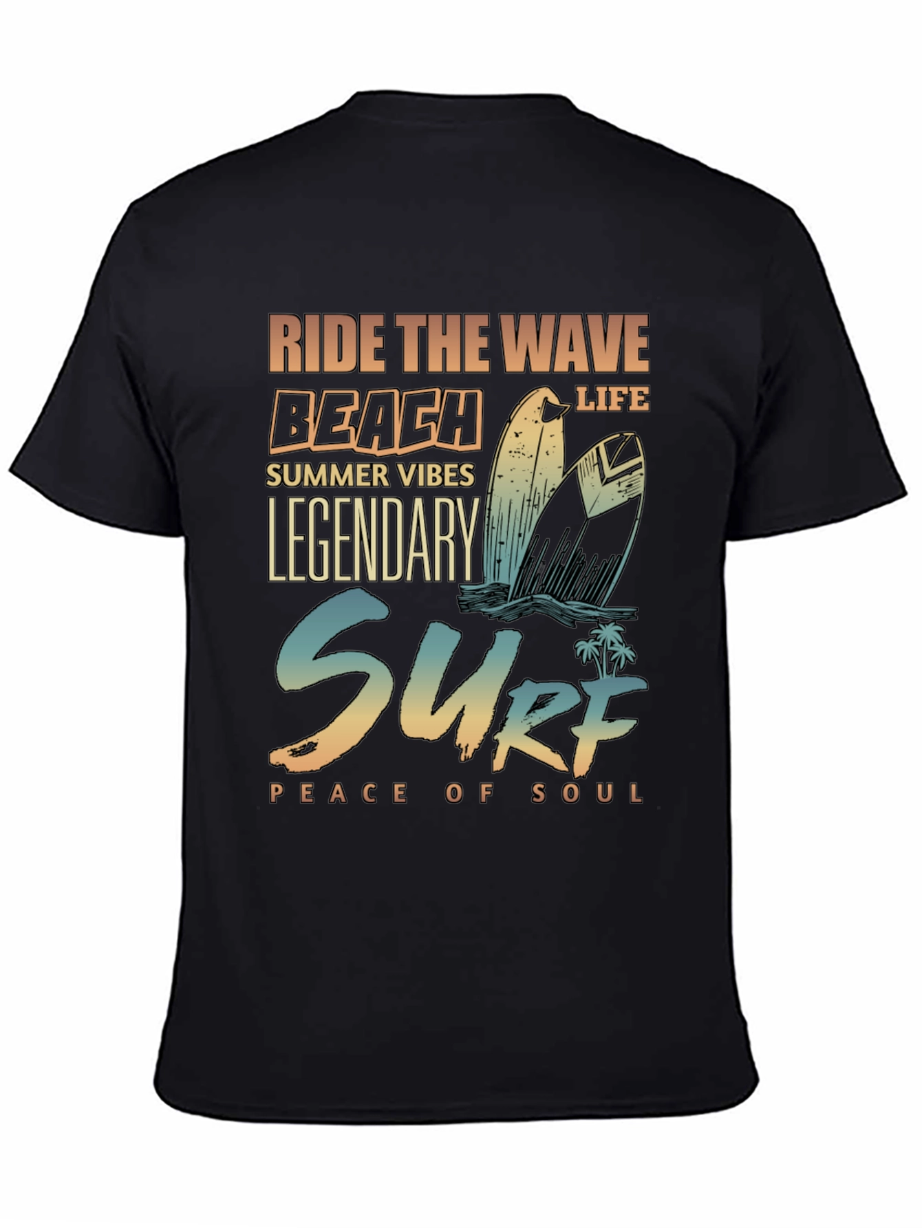 Surf Beach Life Graphic T-Shirt - Summer Vibes