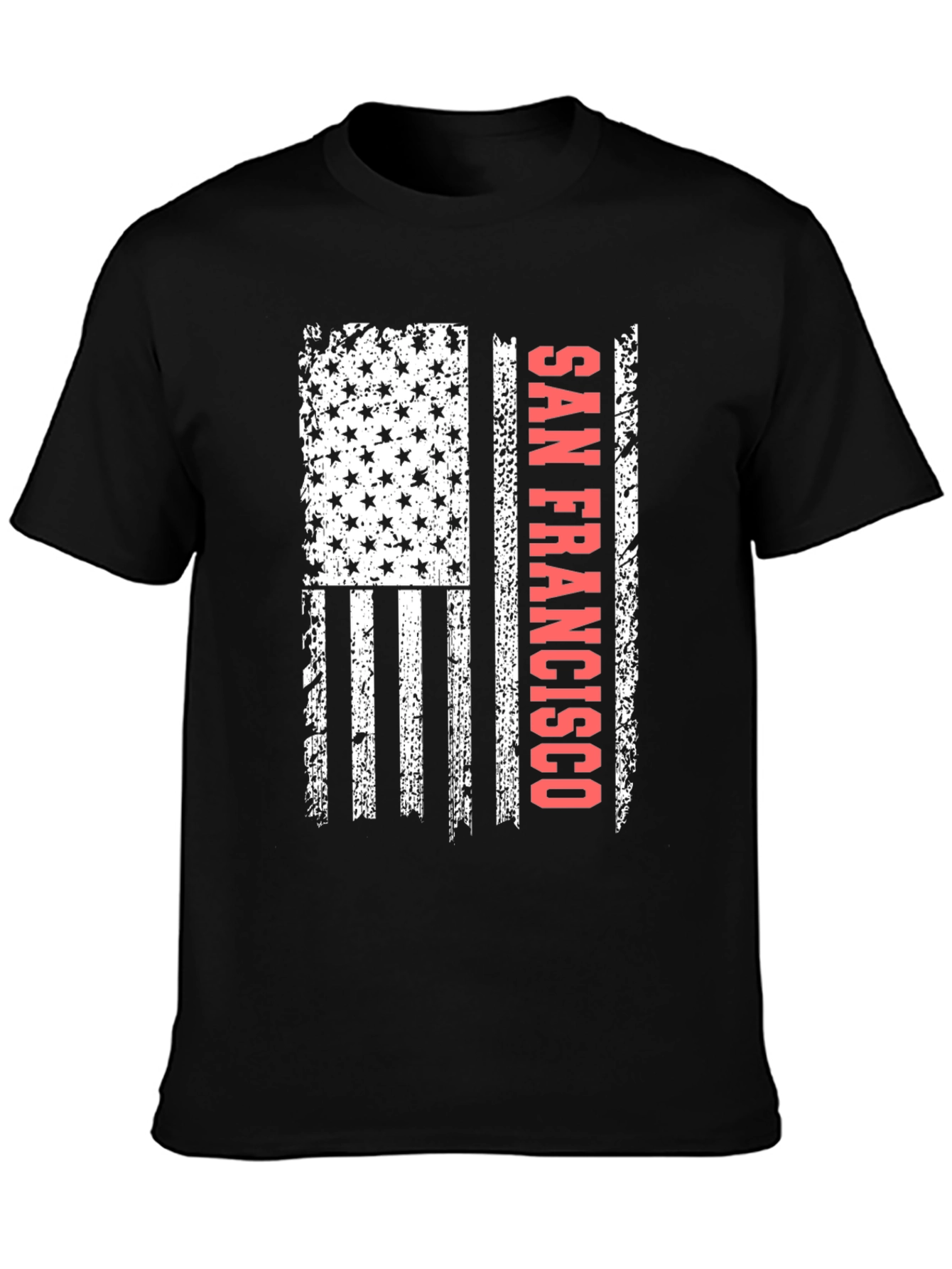 San Francisco Flag Graphic Tee - Patriotic Pride