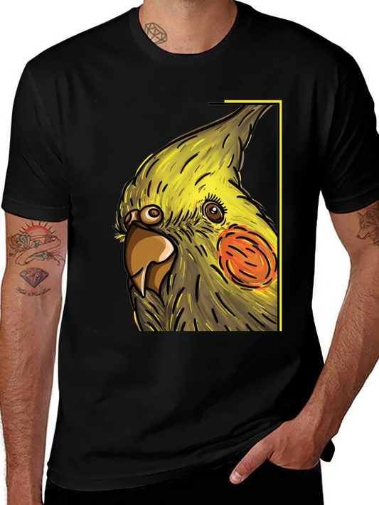 Parrot Graphic Tee - Unique Bird Lover Gift