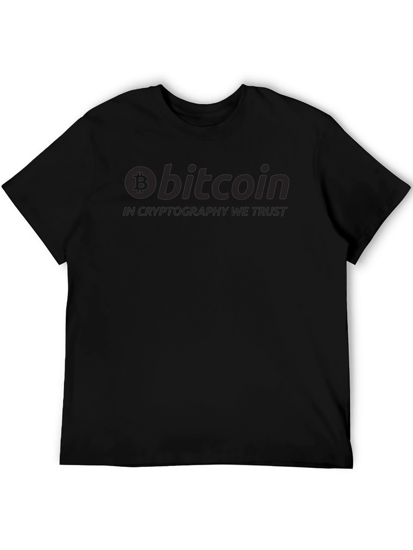 Bitcoin Crypto Trust Black T-Shirt