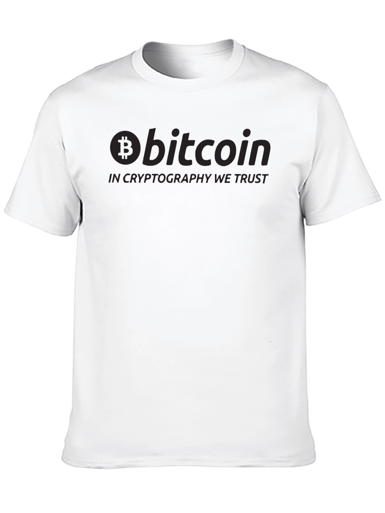 Bitcoin Crypto Trust Black T-Shirt