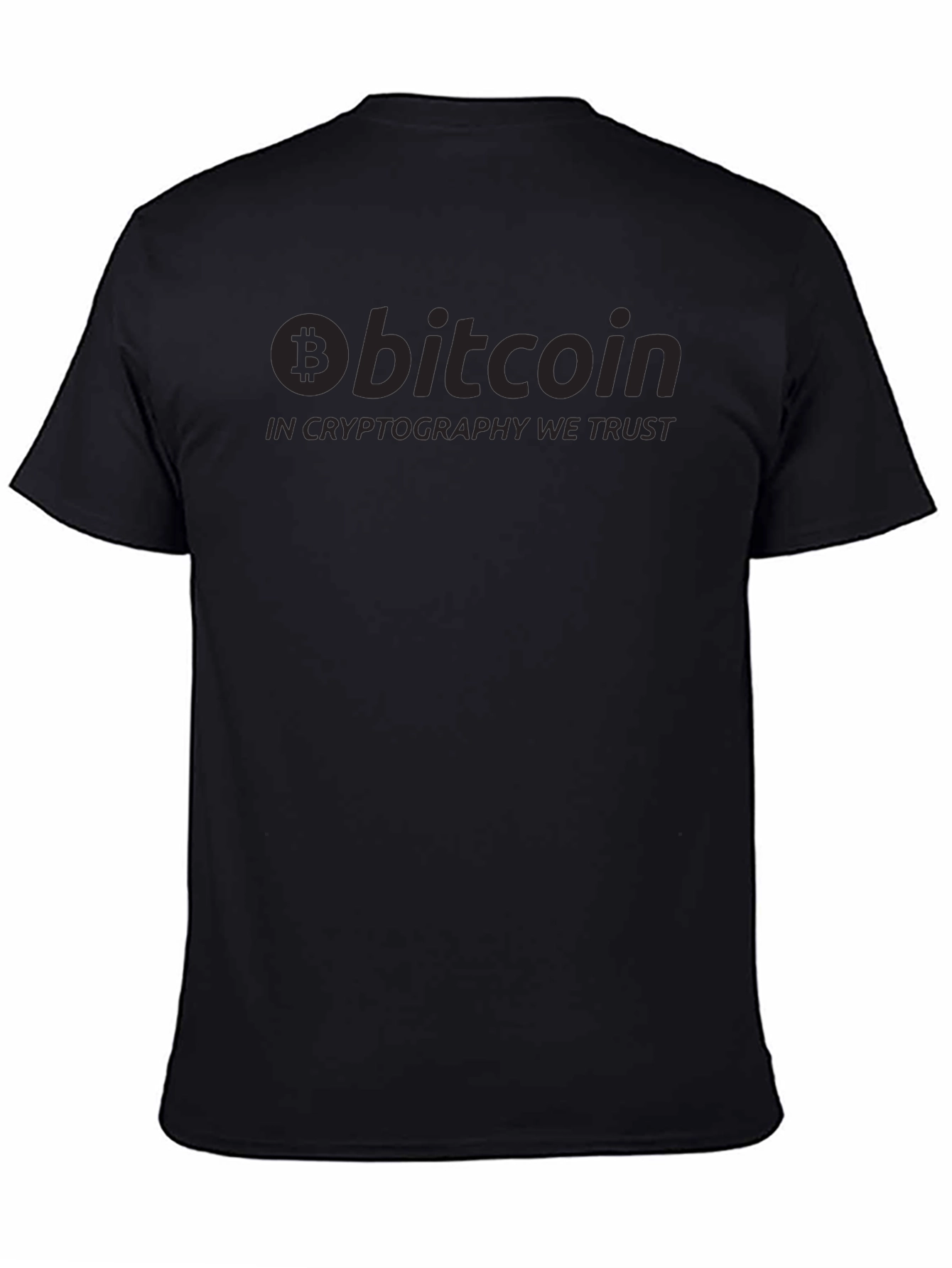 Bitcoin Crypto Trust Black T-Shirt