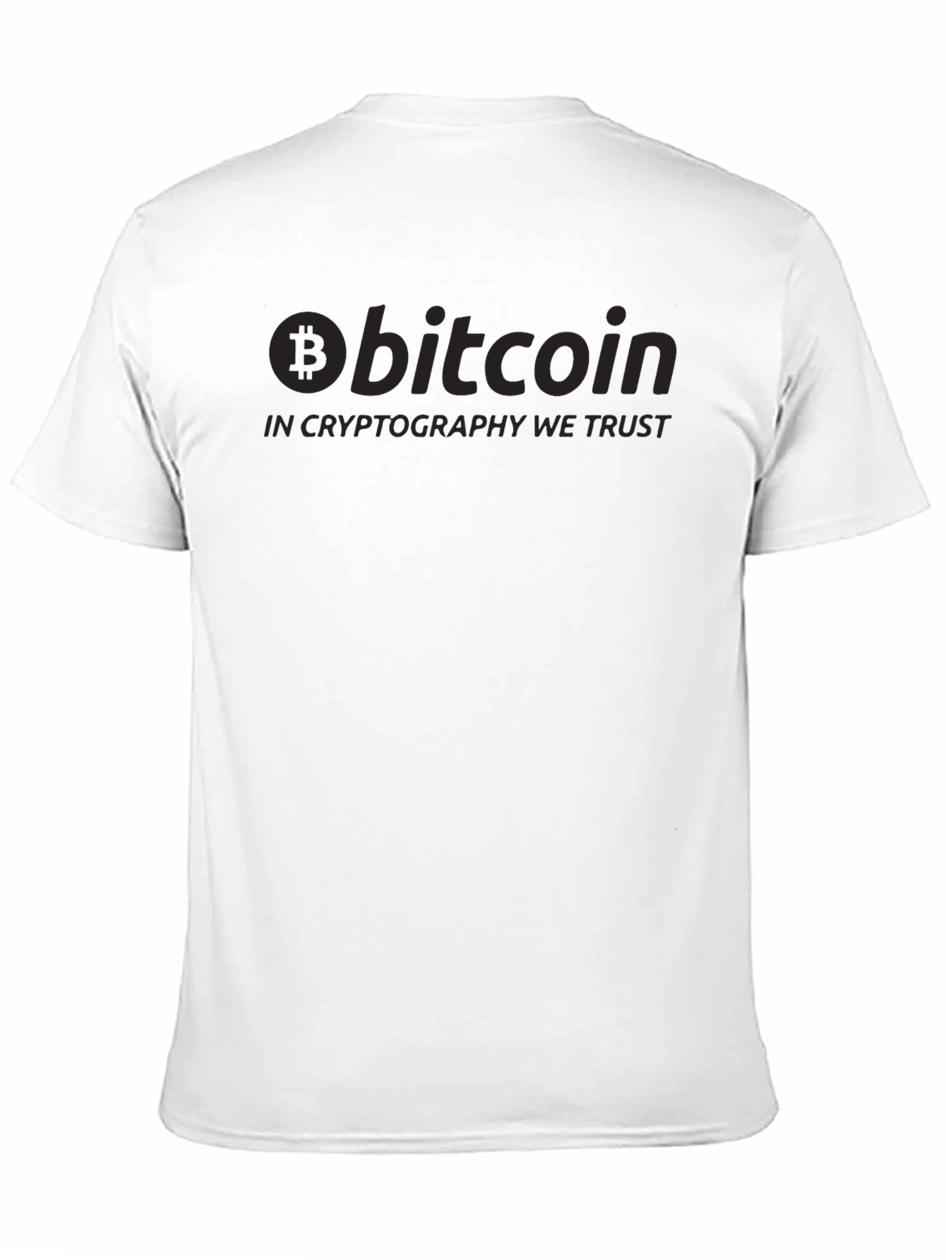 Bitcoin Crypto Trust Black T-Shirt