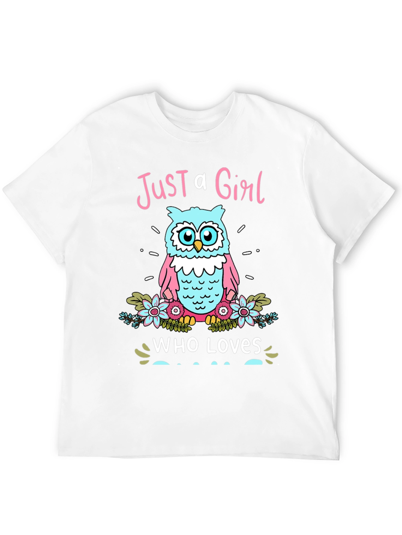 Just a Girl Who Loves Owls Graphic Tee