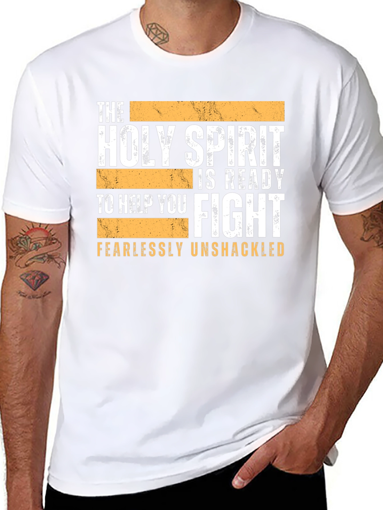 Holy Spirit Graphic T-Shirt - Fearlessly Unshackled