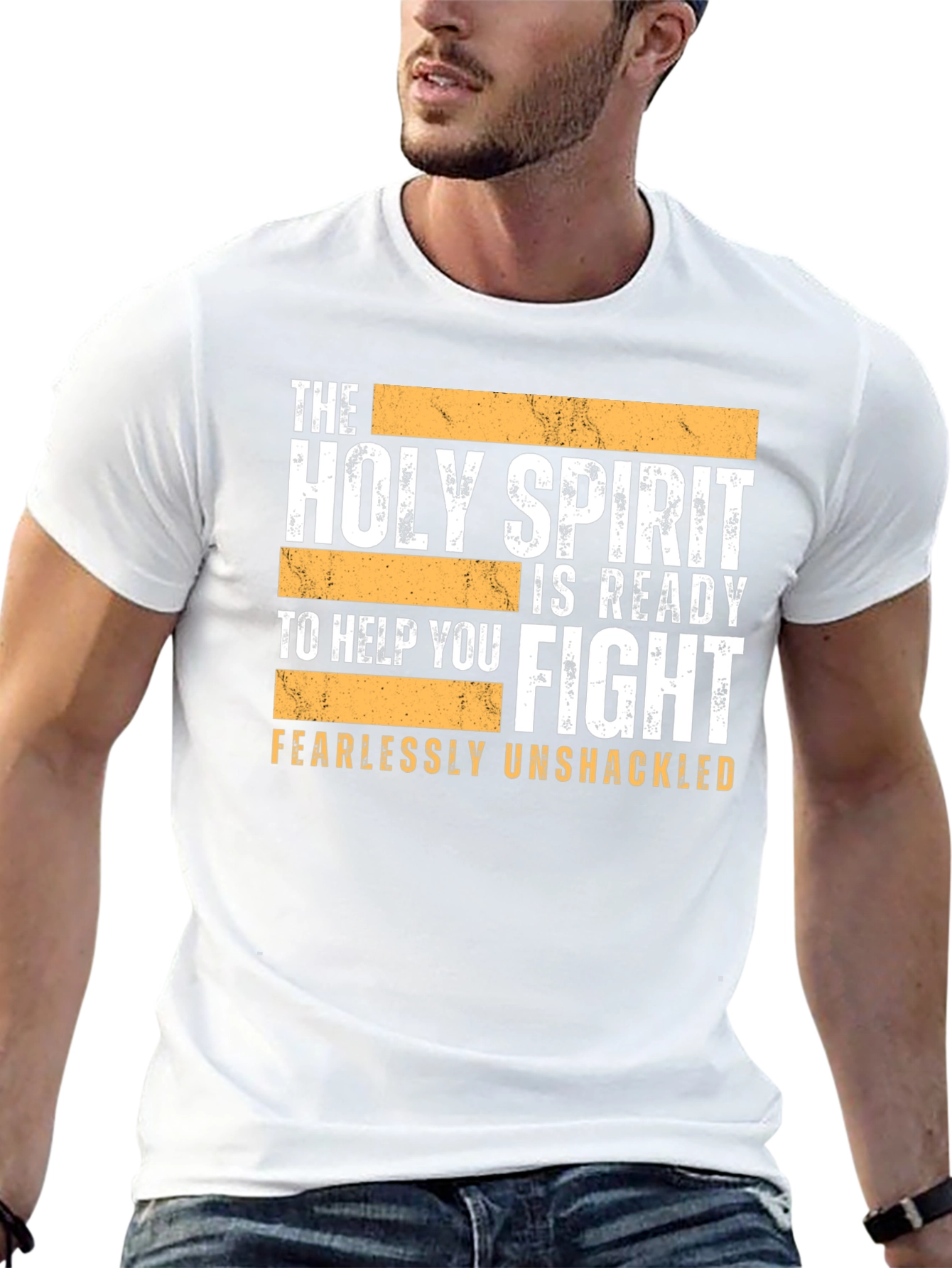 Holy Spirit Graphic T-Shirt - Fearlessly Unshackled