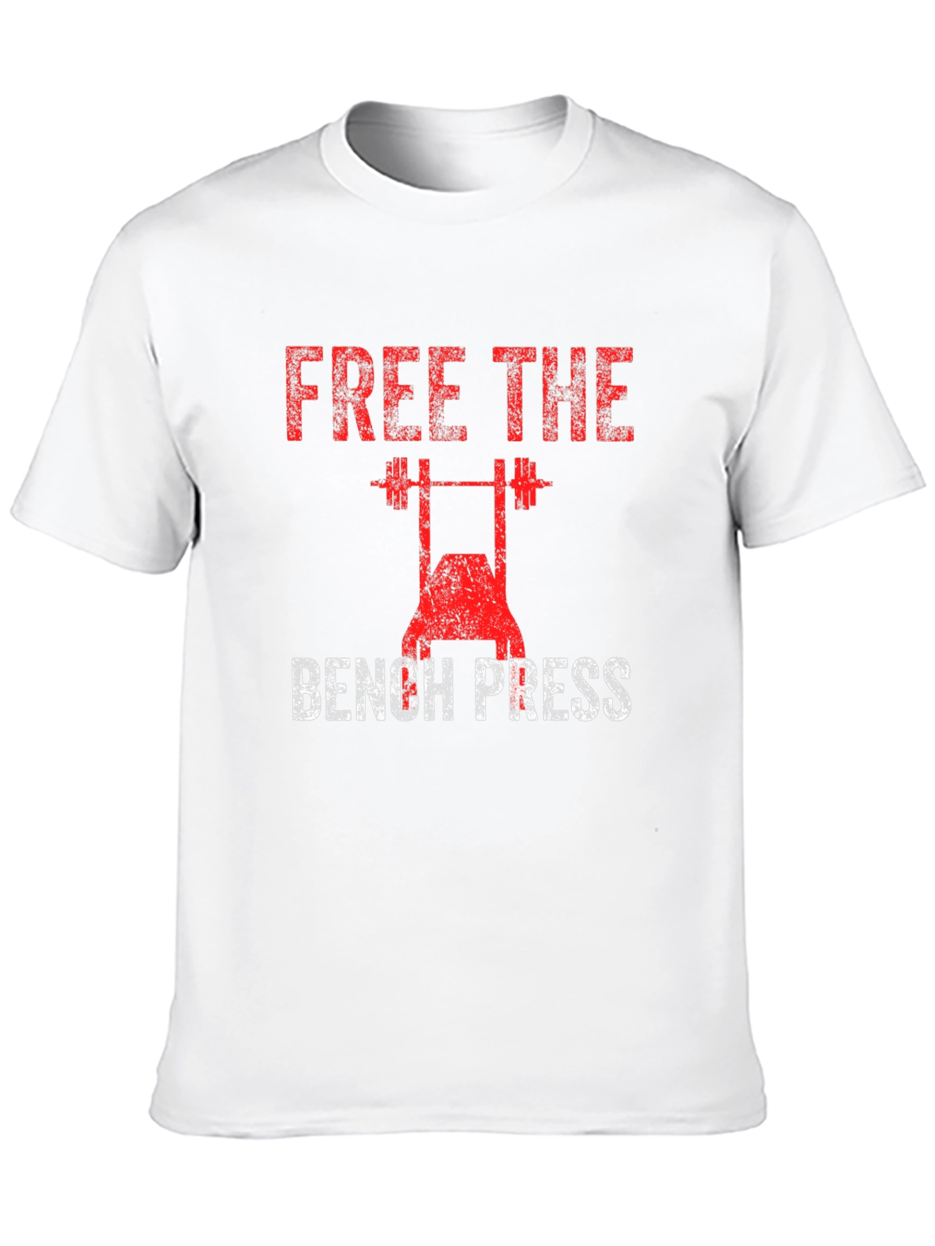 Free The Bench Press Black Graphic T-Shirt