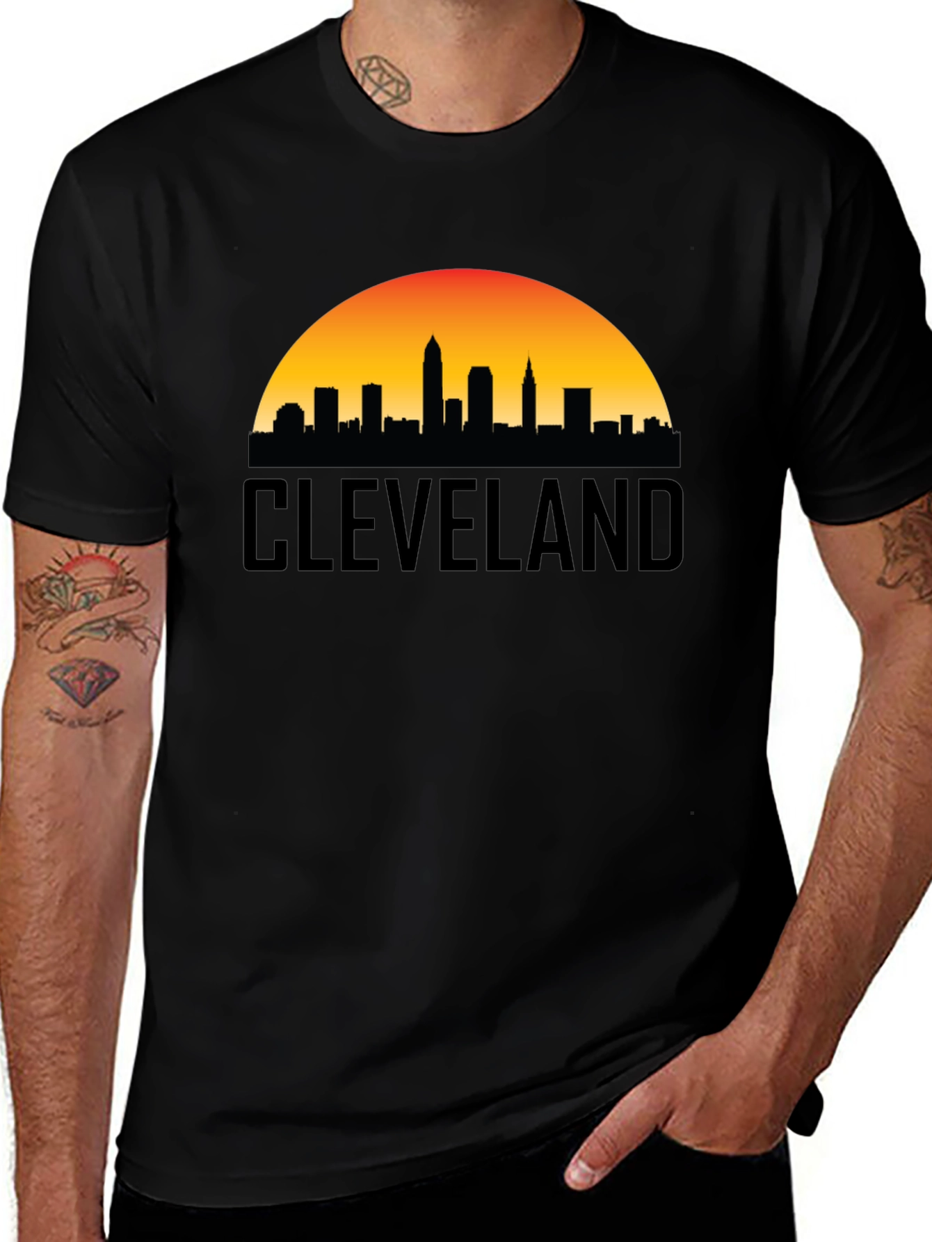 Cleveland Skyline T-Shirt - City Pride