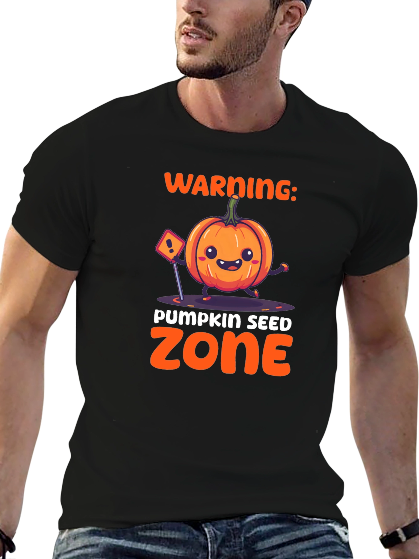 Pumpkin Seed Zone Graphic T-Shirt - Halloween Tee