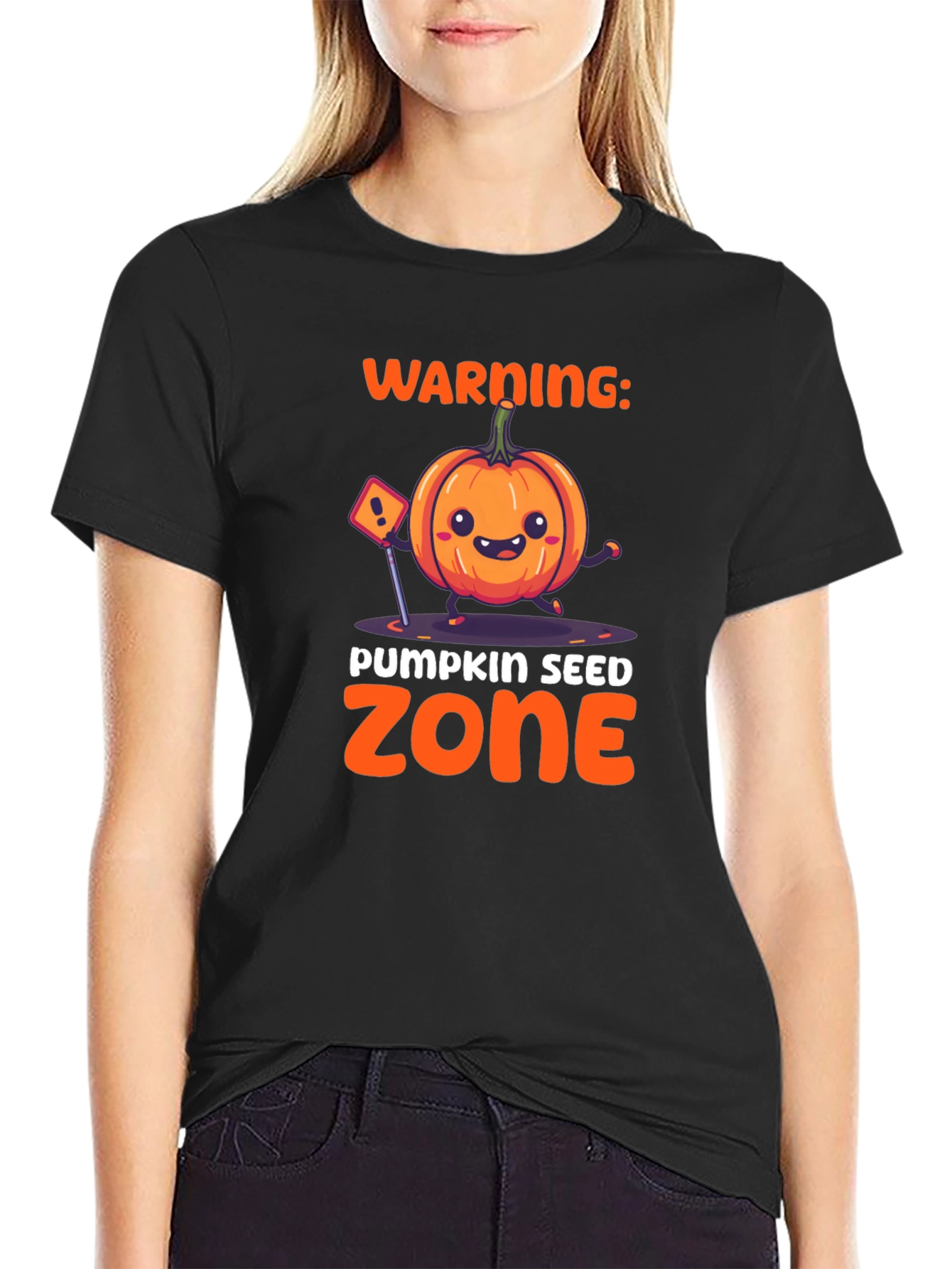 Pumpkin Seed Zone Graphic T-Shirt - Halloween Tee