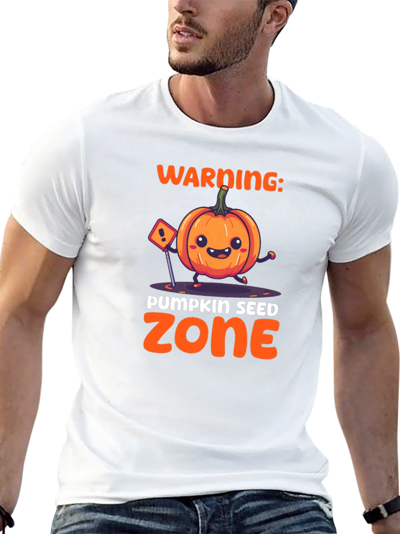 Pumpkin Seed Zone Graphic T-Shirt - Halloween Tee