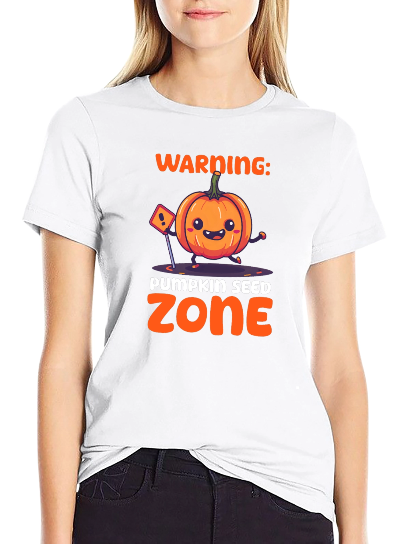 Pumpkin Seed Zone Graphic T-Shirt - Halloween Tee