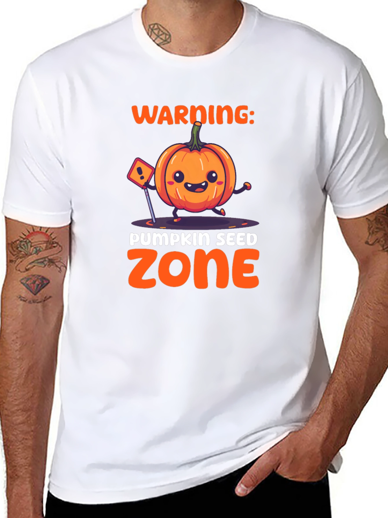 Pumpkin Seed Zone Graphic T-Shirt - Halloween Tee