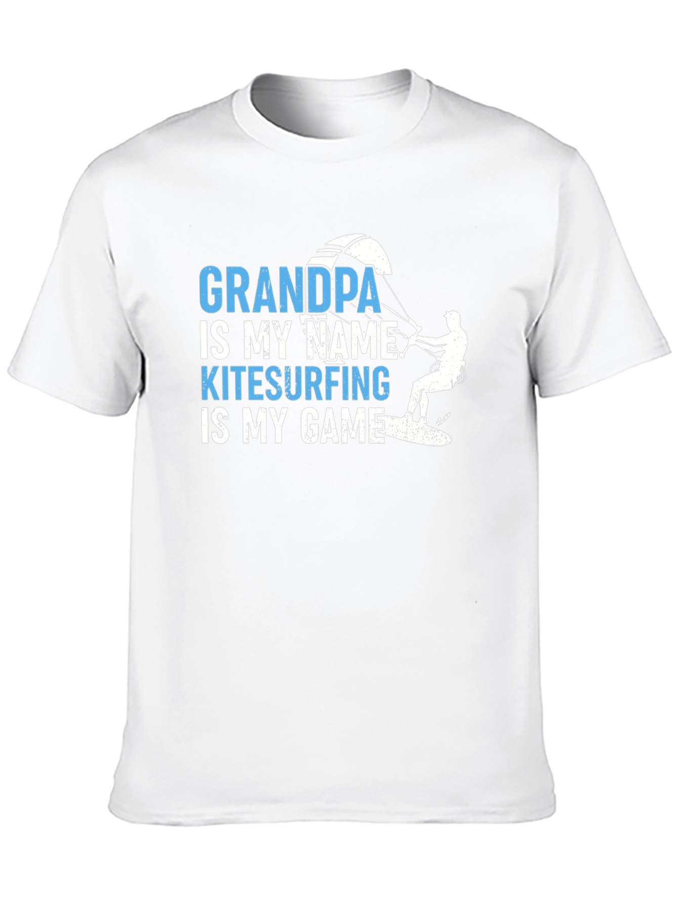 Grandpa Kitesurfing T-Shirt - Cool Grandfather Gift