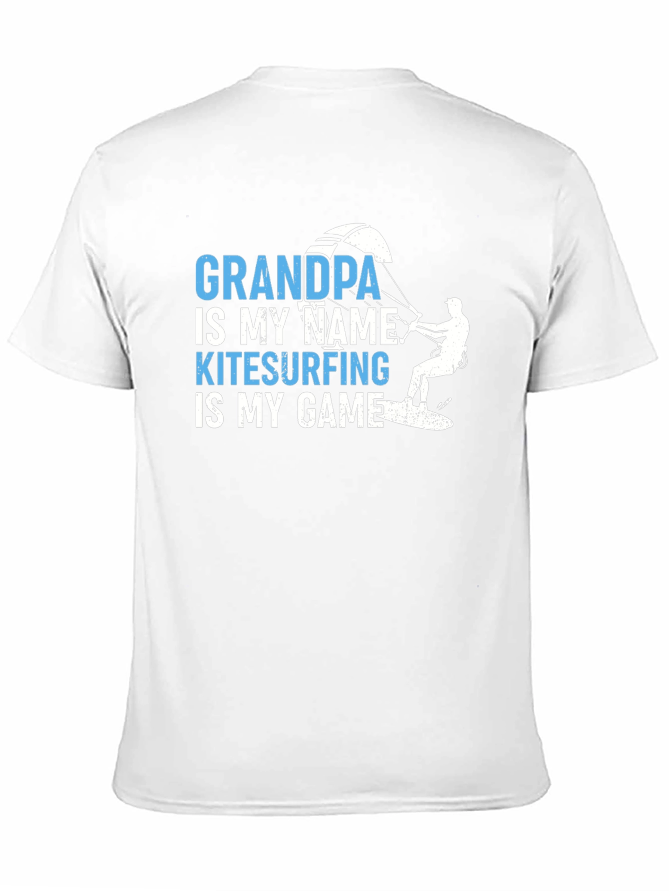 Grandpa Kitesurfing T-Shirt - Cool Grandfather Gift