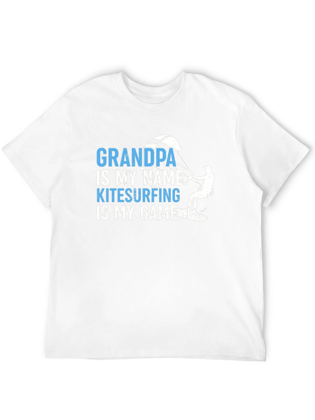 Grandpa Kitesurfing T-Shirt - Cool Grandfather Gift