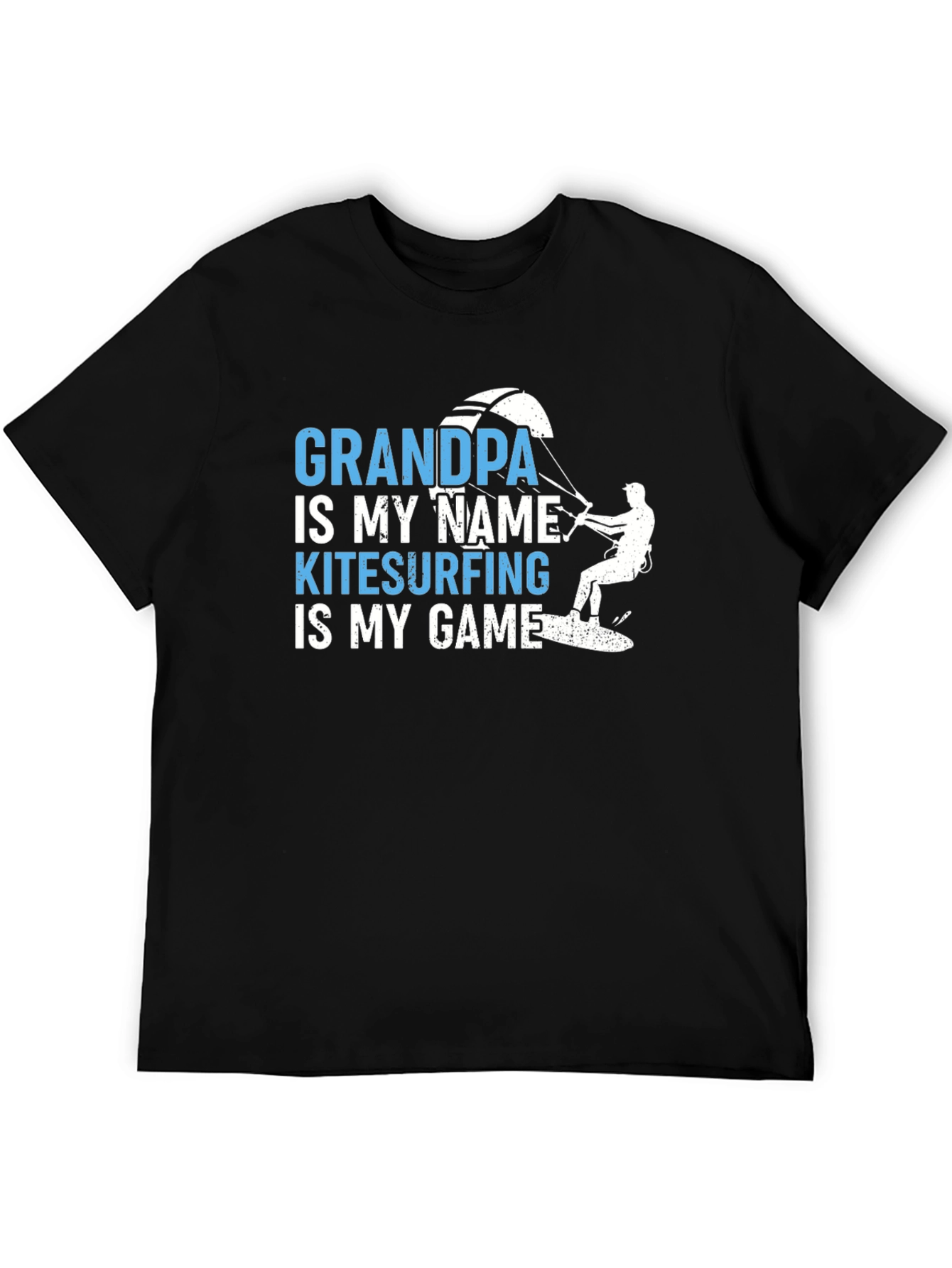 Grandpa Kitesurfing T-Shirt - Cool Grandfather Gift