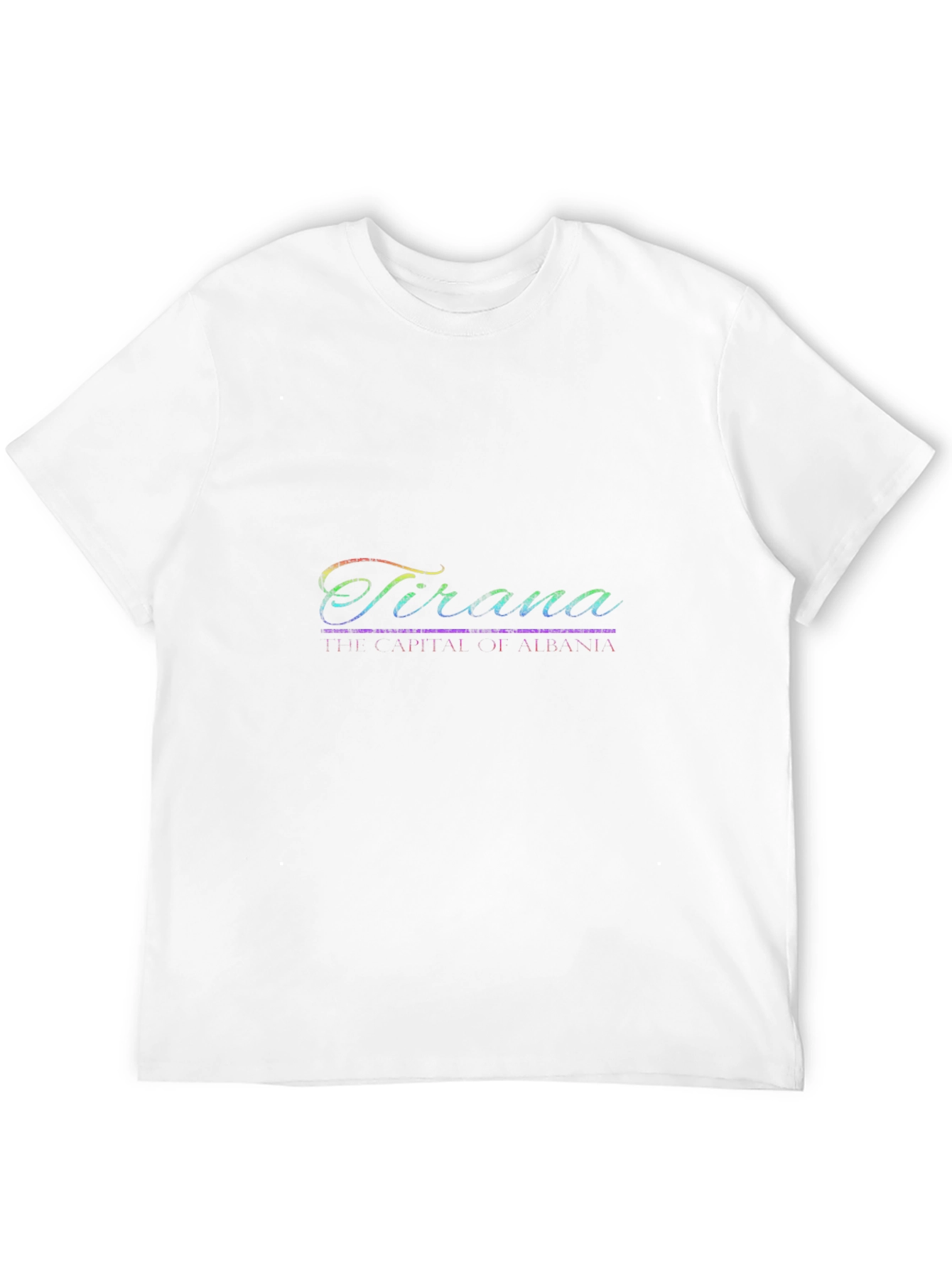 Tirana Albania Graphic Tee - Black