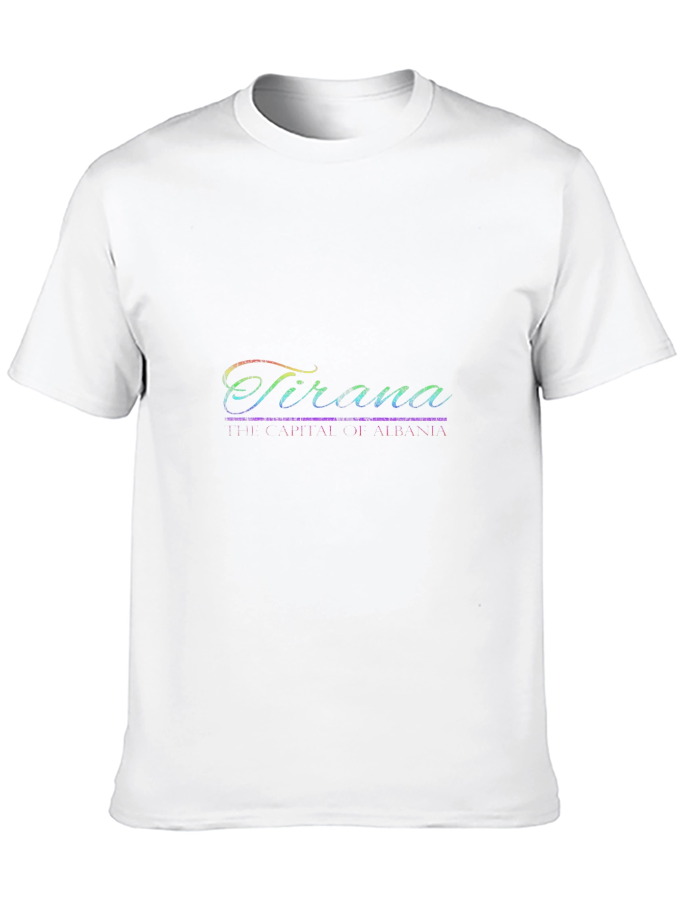 Tirana Albania Graphic Tee - Black
