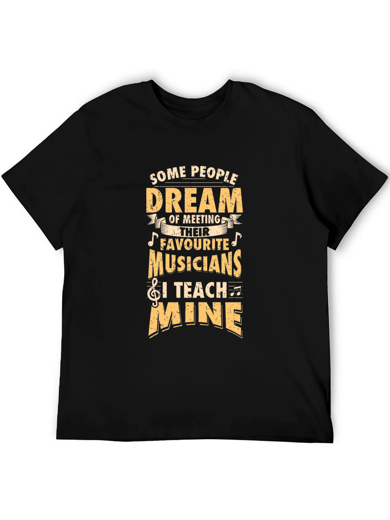 Musician Teacher T-Shirt - Some People Dream I Teach!