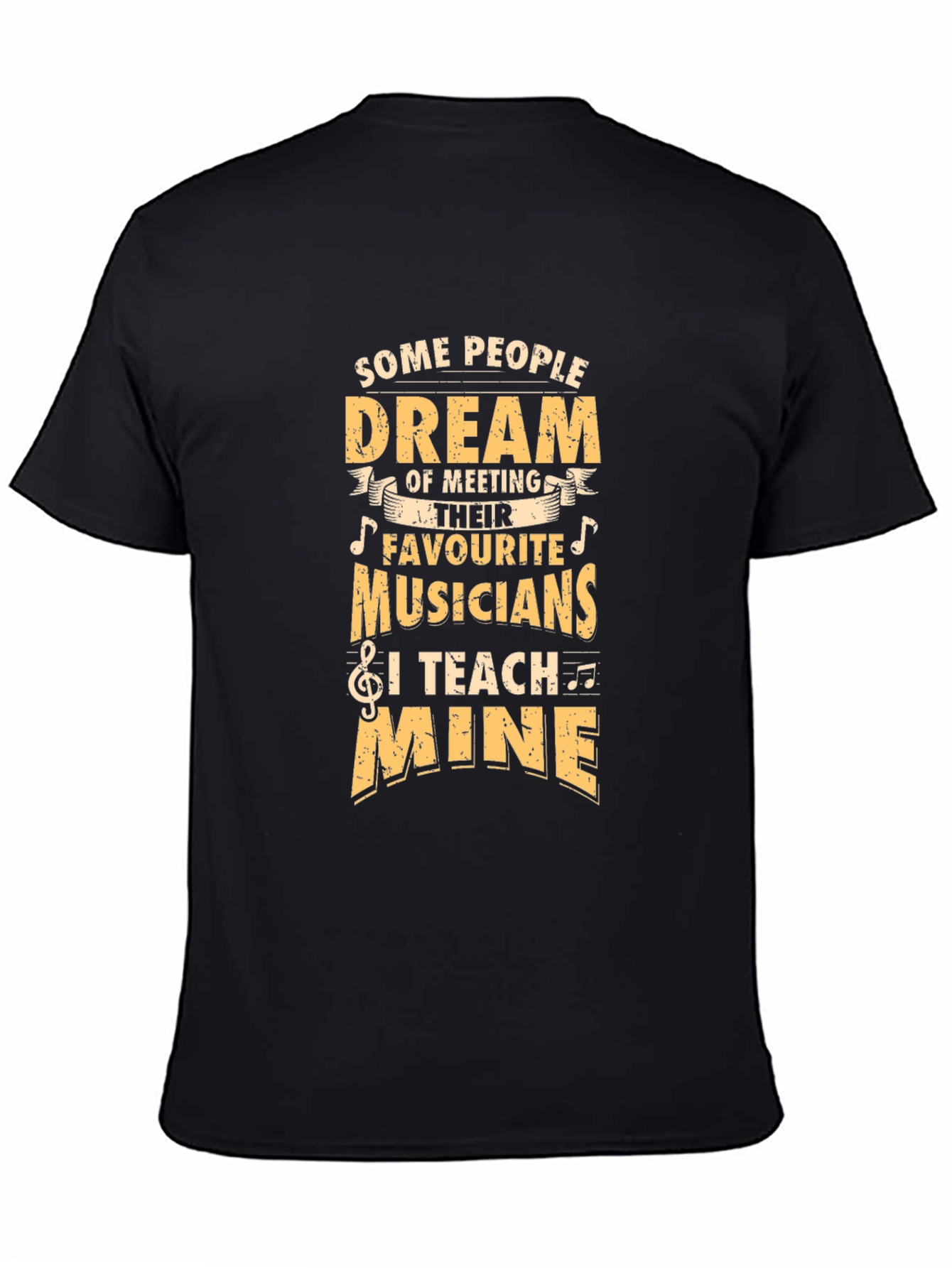 Musician Teacher T-Shirt - Some People Dream I Teach!