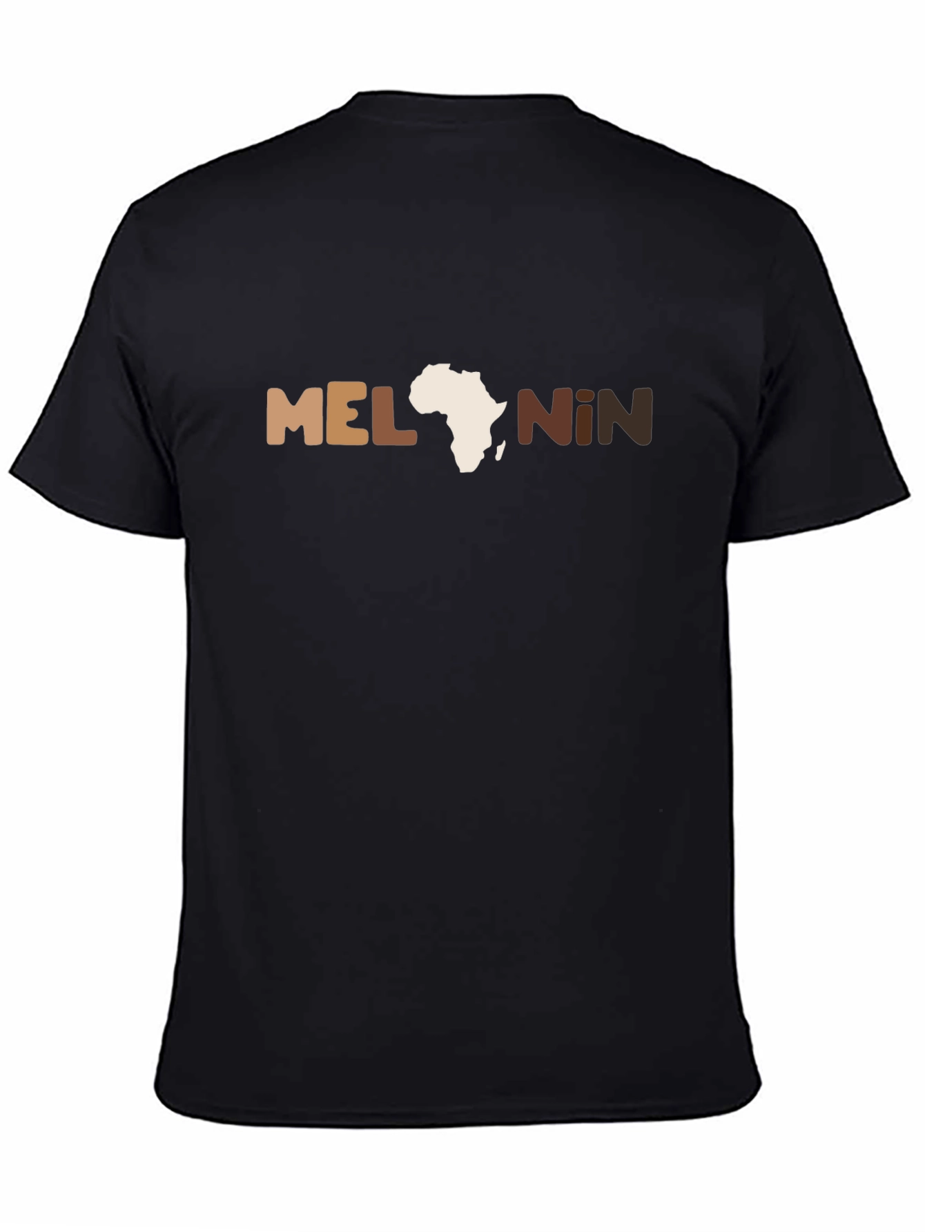 Melanin Africa Graphic Black T-Shirt