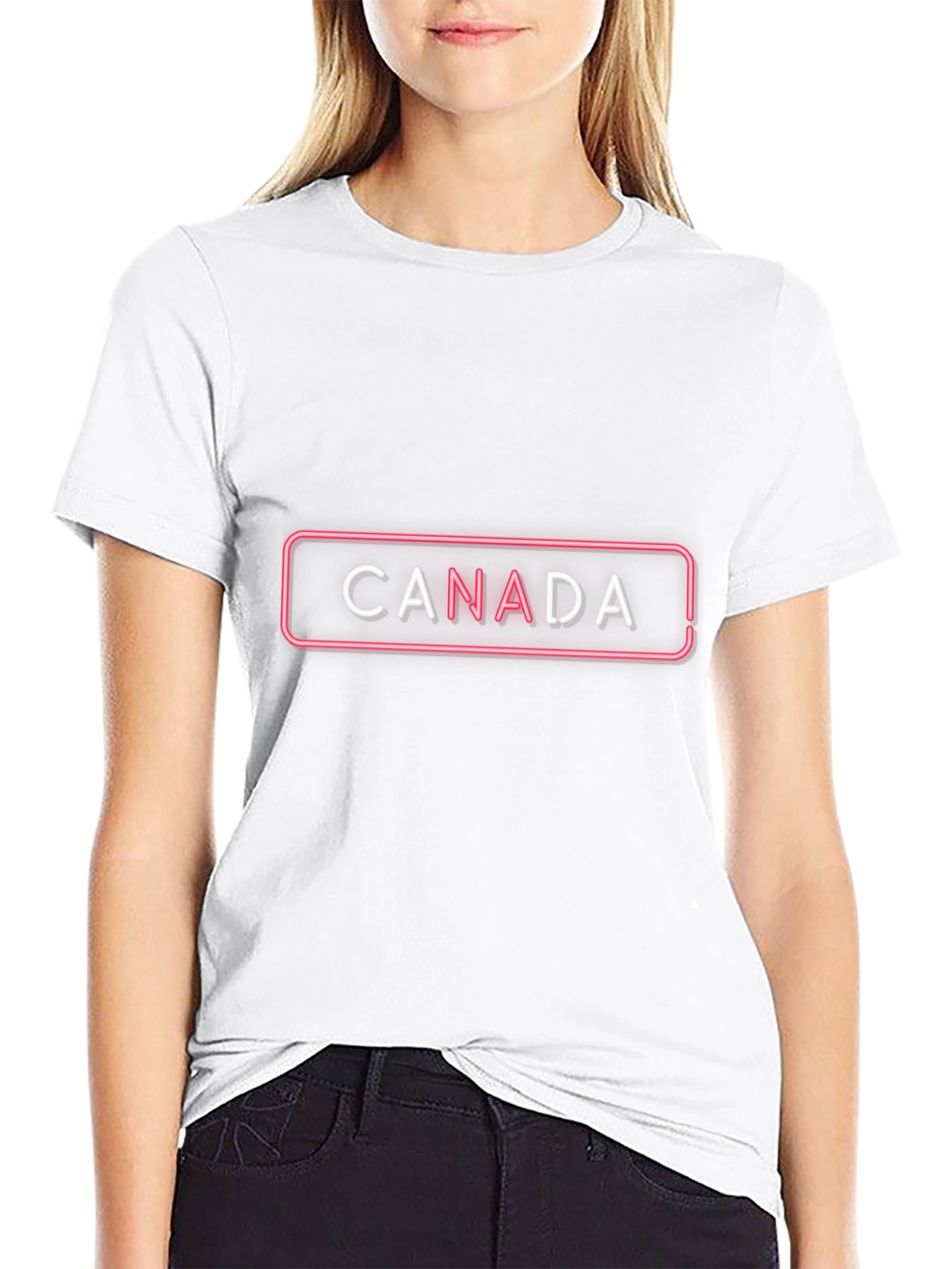 Canada Neon Sign Graphic Tee - Unisex