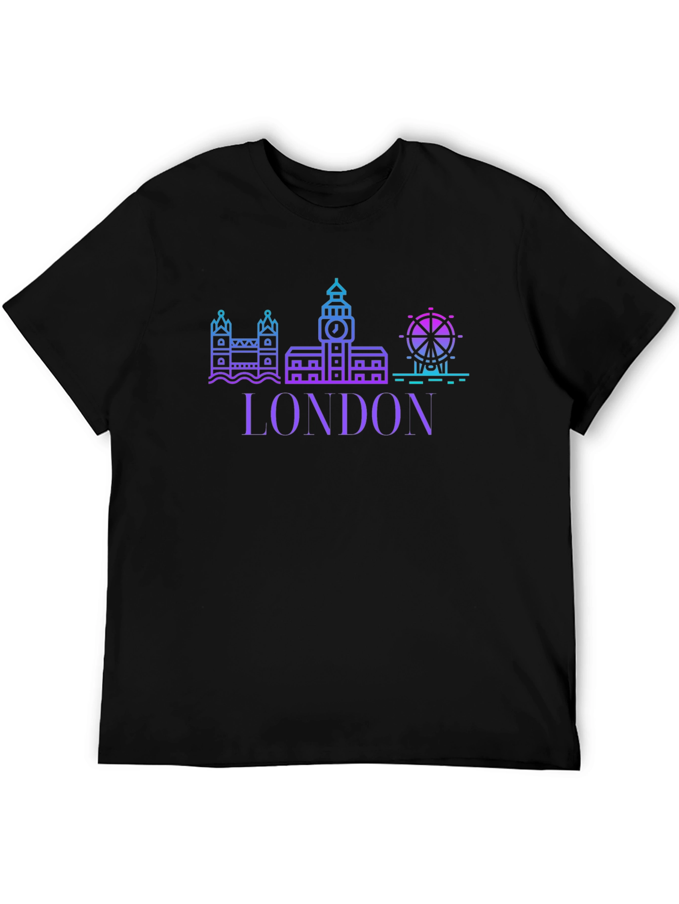 London Skyline Graphic Tee - Modern Cityscape T-Shirt