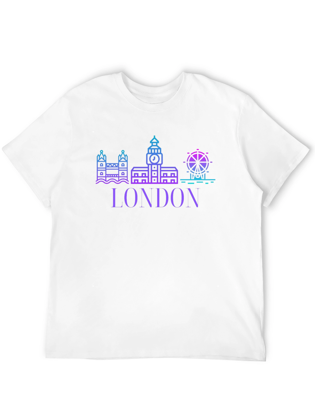 London Skyline Graphic Tee - Modern Cityscape T-Shirt