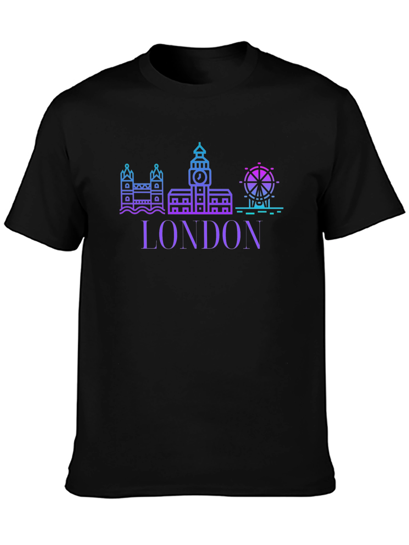 London Skyline Graphic Tee - Modern Cityscape T-Shirt
