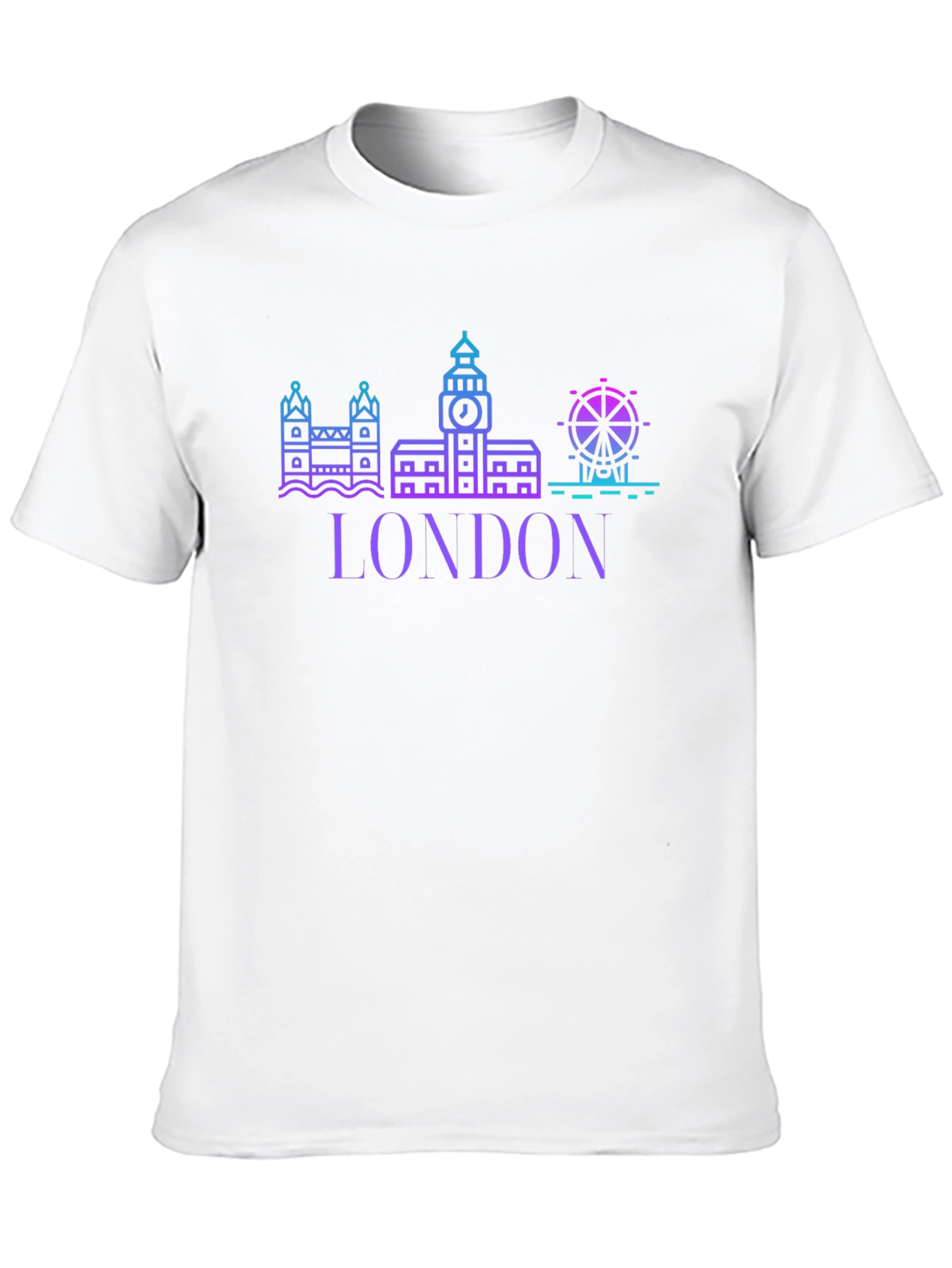 London Skyline Graphic Tee - Modern Cityscape T-Shirt