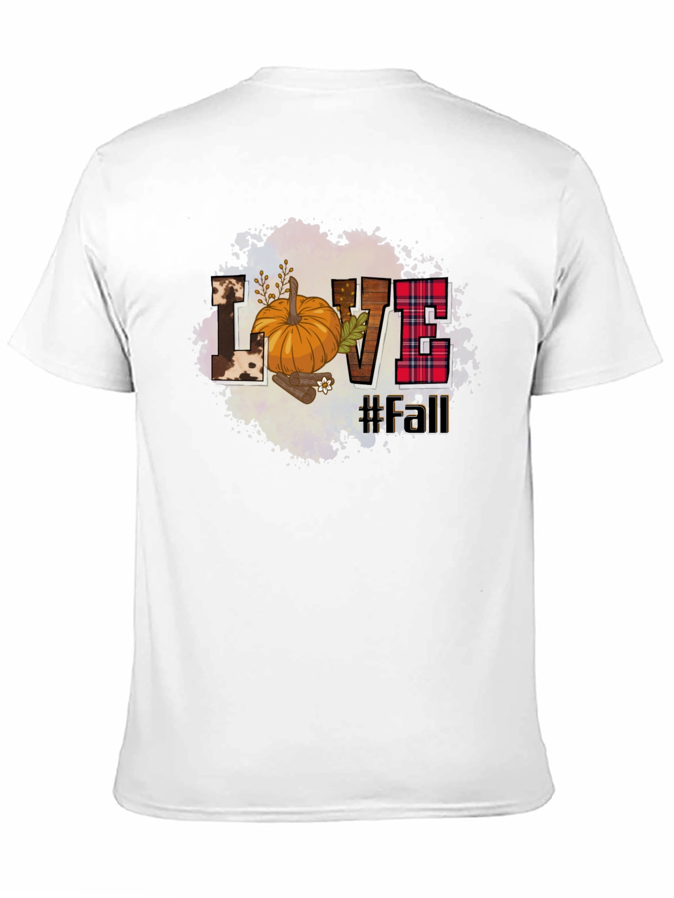 Fall Themed Graphic Tee - Autumn Love Shirt