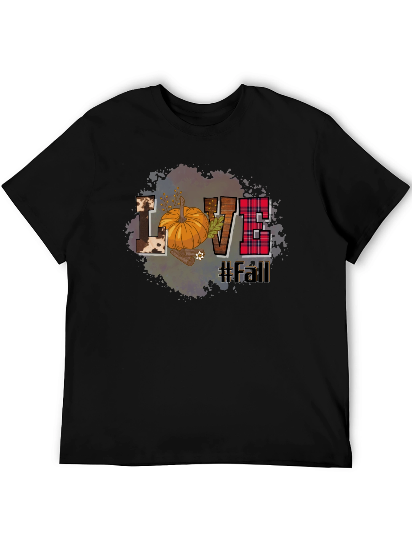 Fall Themed Graphic Tee - Autumn Love Shirt