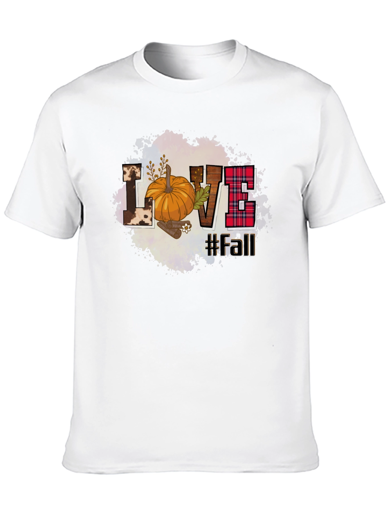 Fall Themed Graphic Tee - Autumn Love Shirt