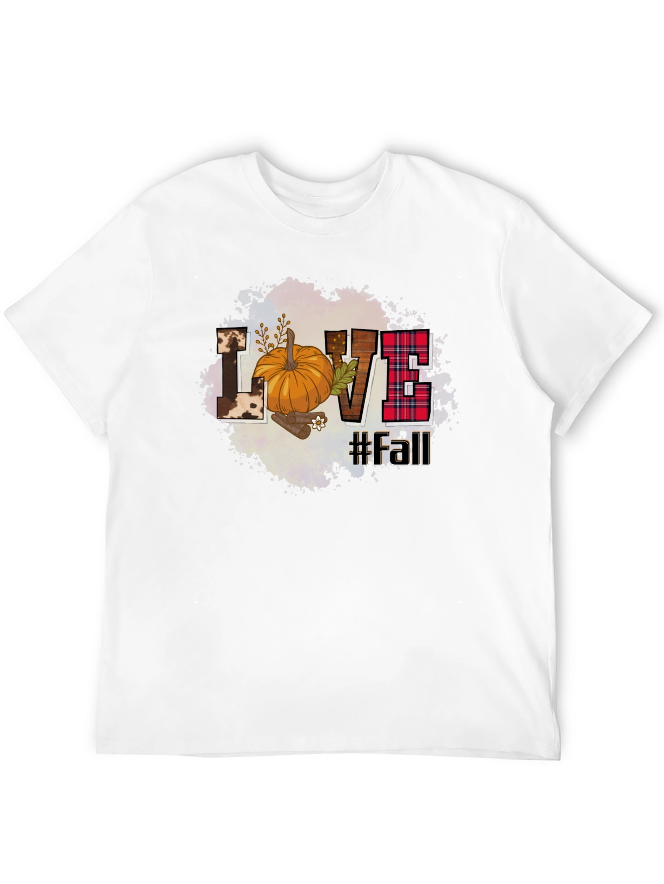 Fall Themed Graphic Tee - Autumn Love Shirt