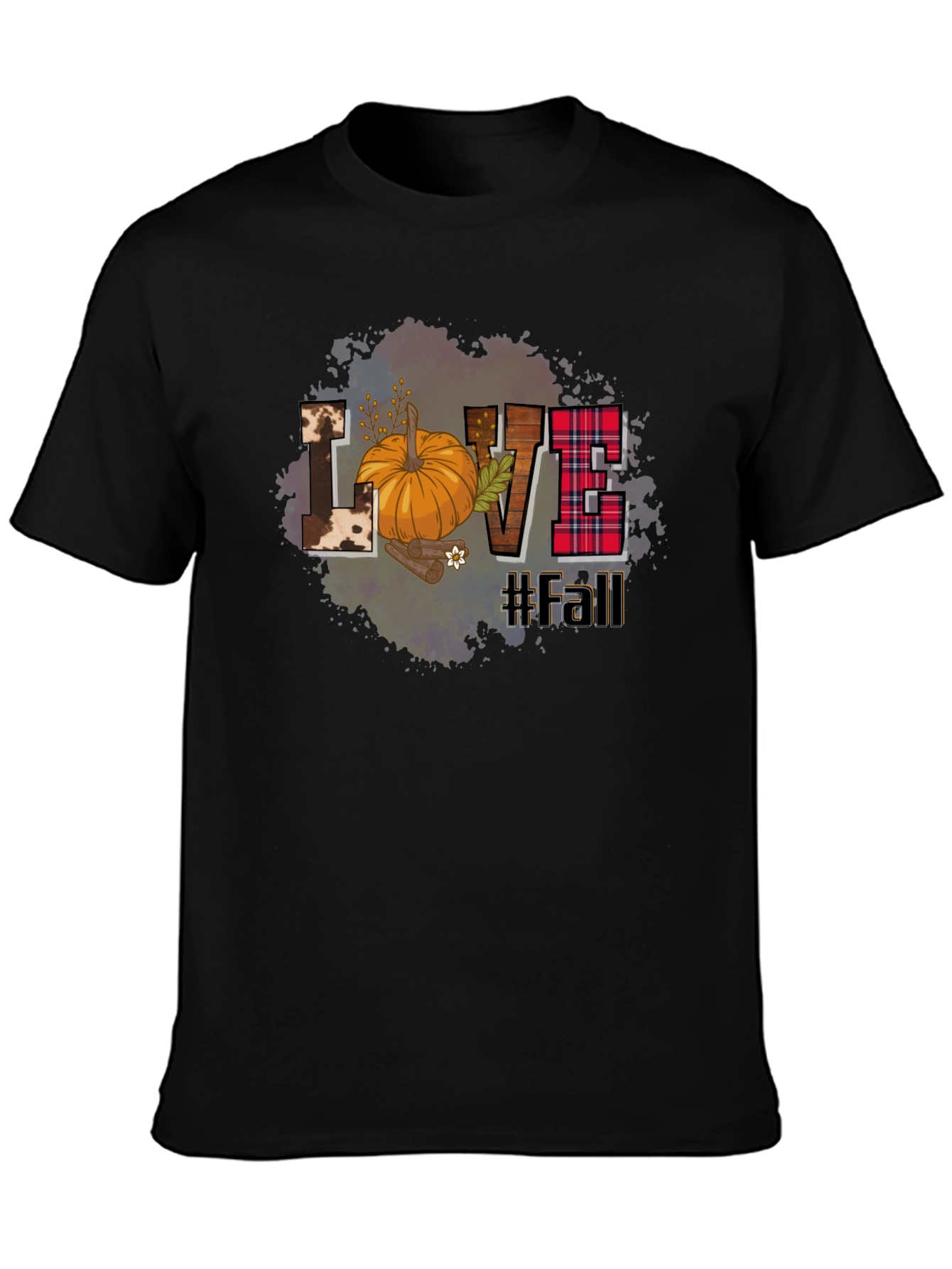 Fall Themed Graphic Tee - Autumn Love Shirt