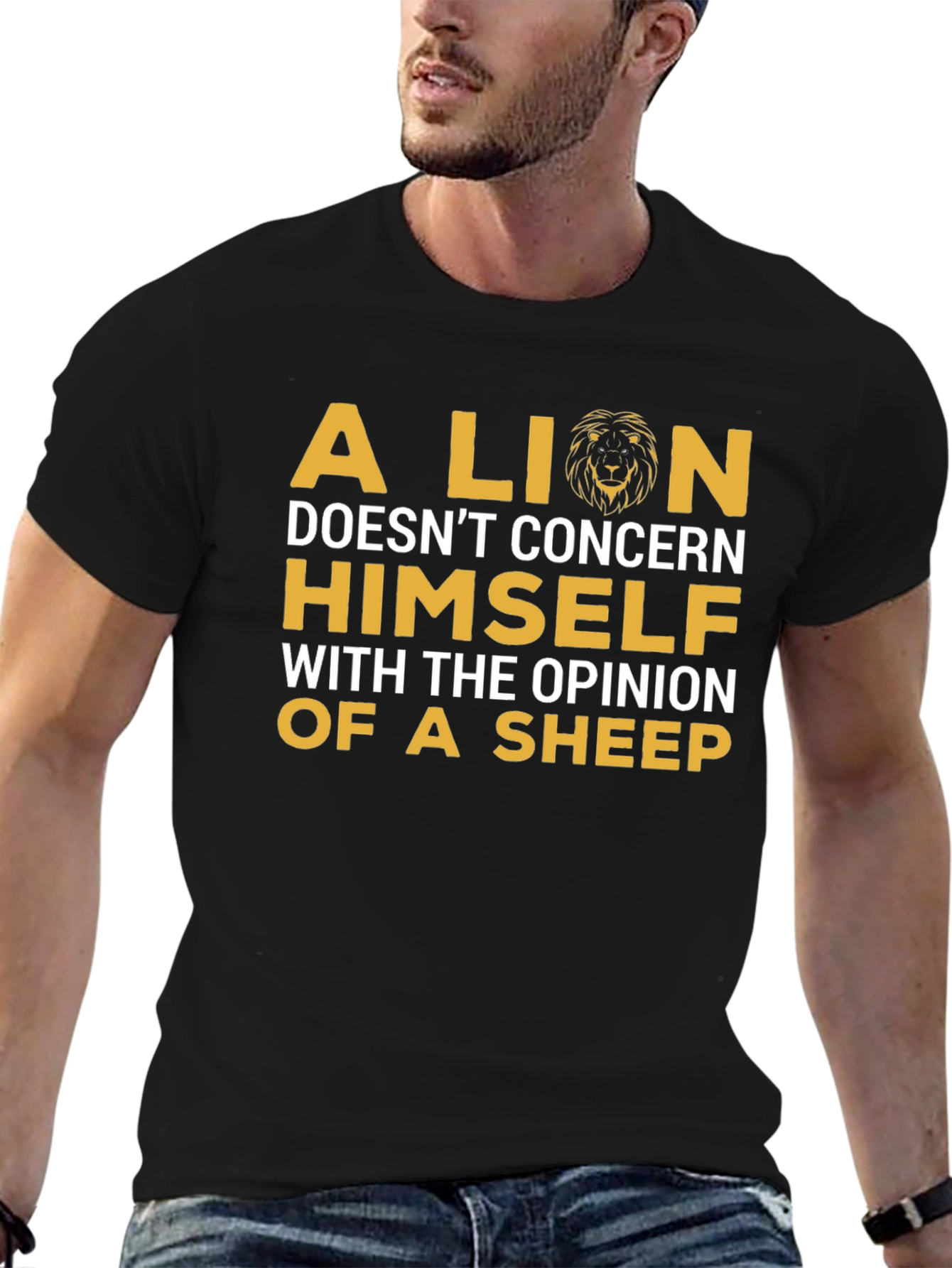 A Lion Doesnt Concern Himself Graphic T-Shirt