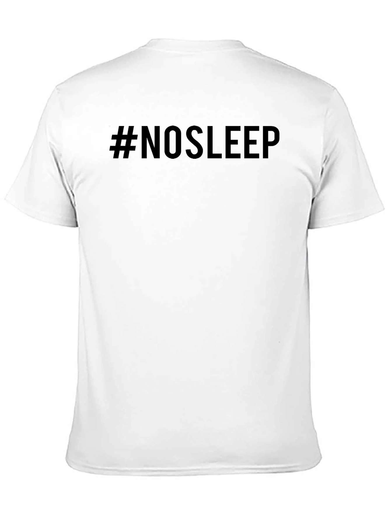 #NOSLEEP Black Graphic Tee - Trendy Slogan T-Shirt