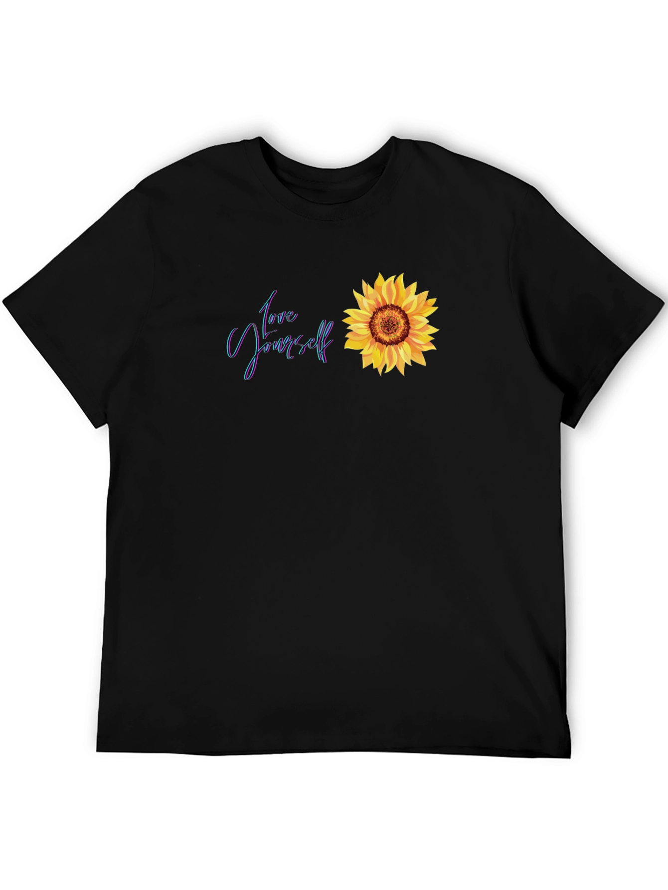 Love Yourself Sunflower Graphic Tee