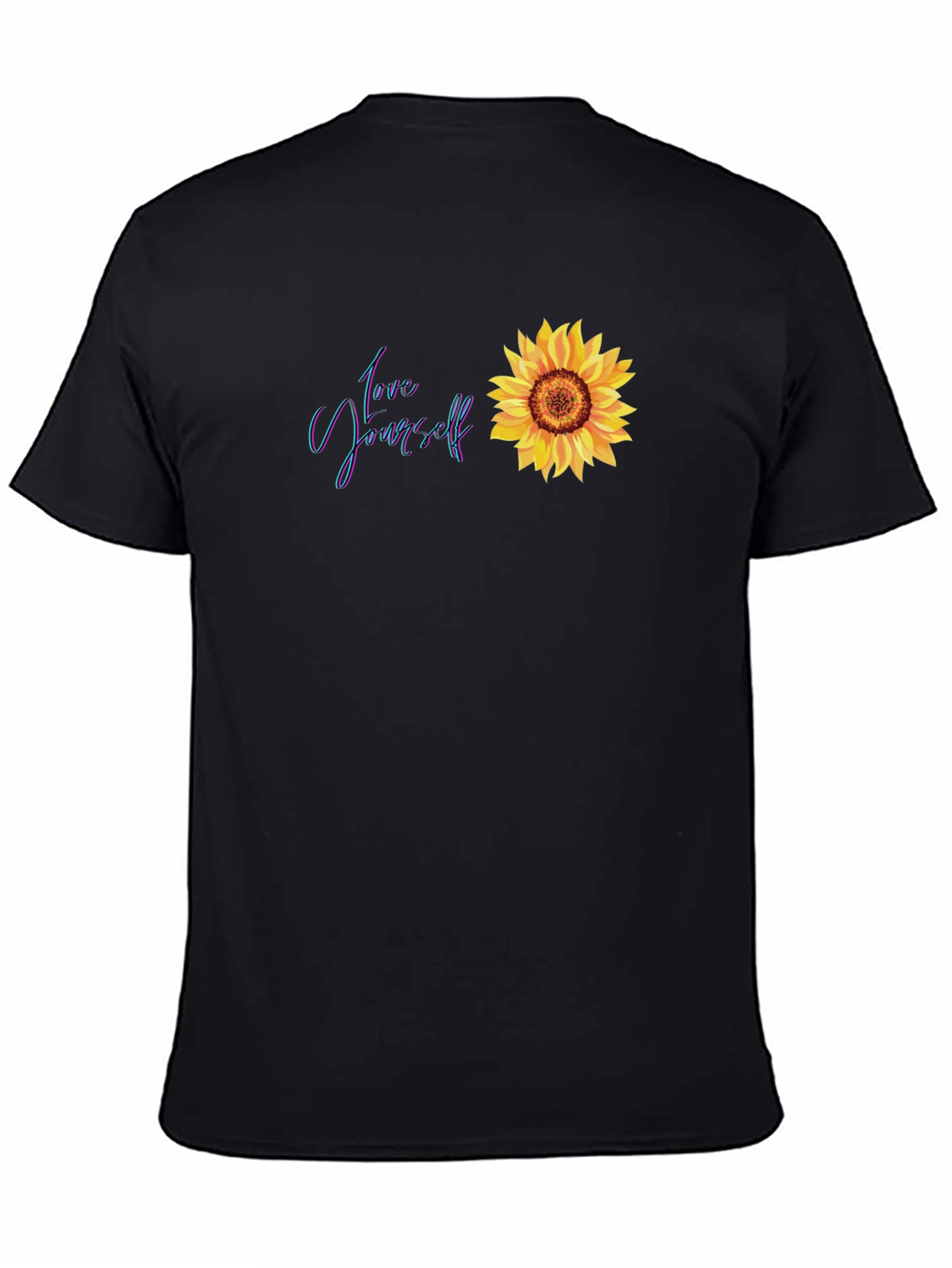 Love Yourself Sunflower Graphic Tee