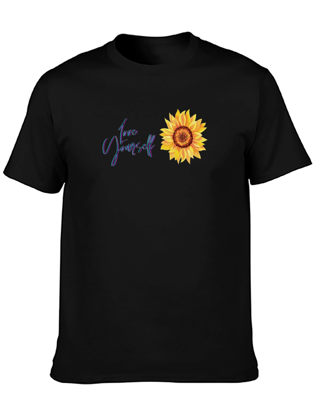 Love Yourself Sunflower Graphic Tee