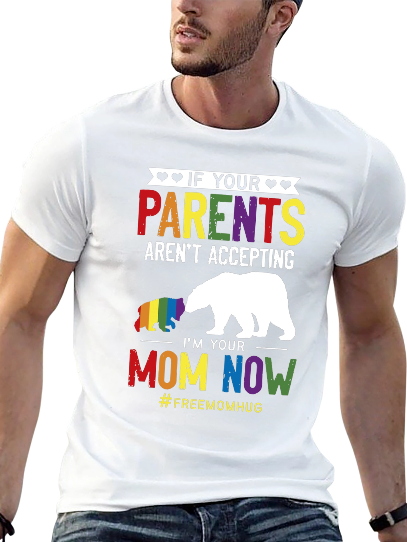 LGBT Pride Im Your Mom Now Graphic T-Shirt