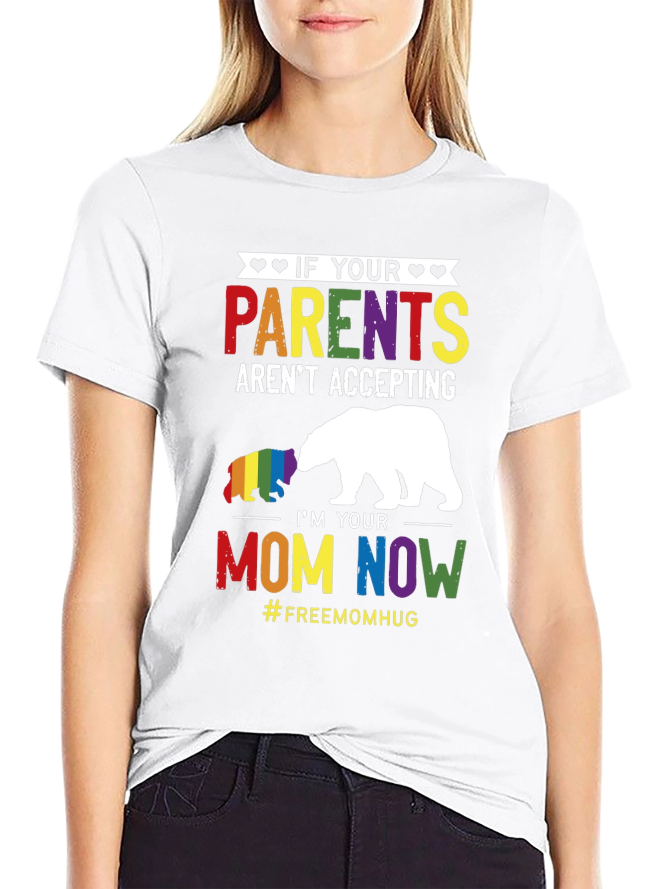 LGBT Pride Im Your Mom Now Graphic T-Shirt