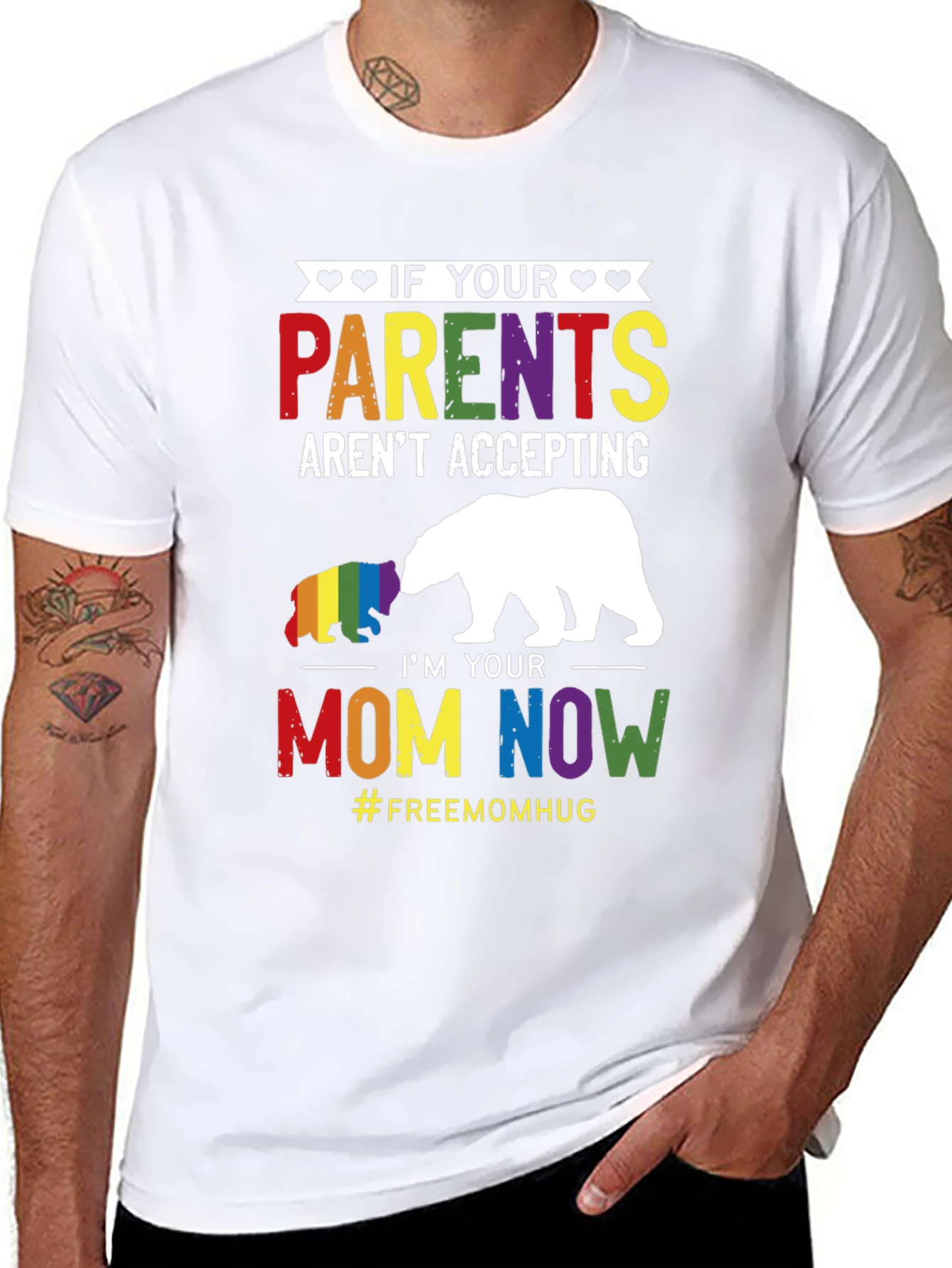 LGBT Pride Im Your Mom Now Graphic T-Shirt
