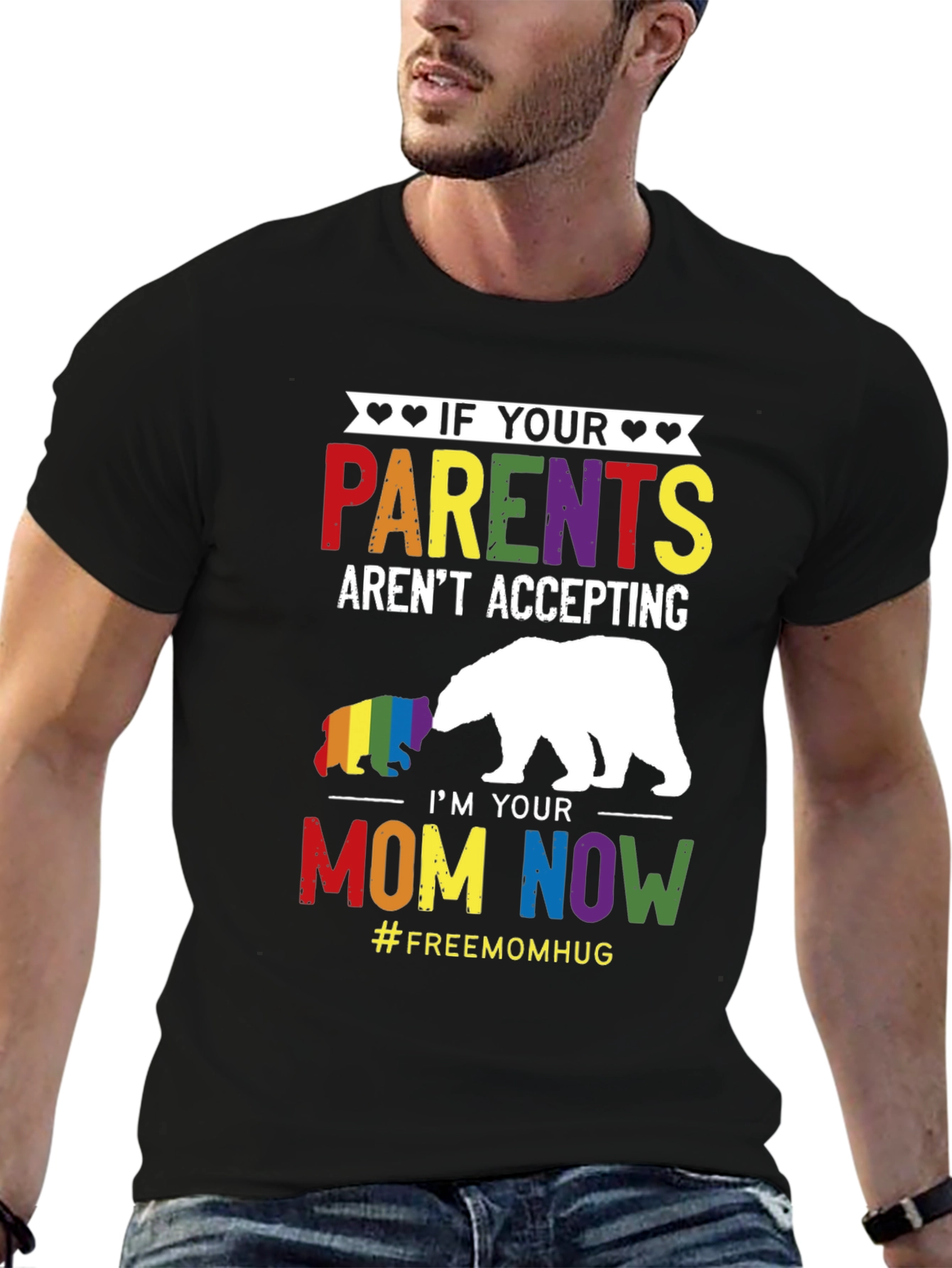 LGBT Pride Im Your Mom Now Graphic T-Shirt