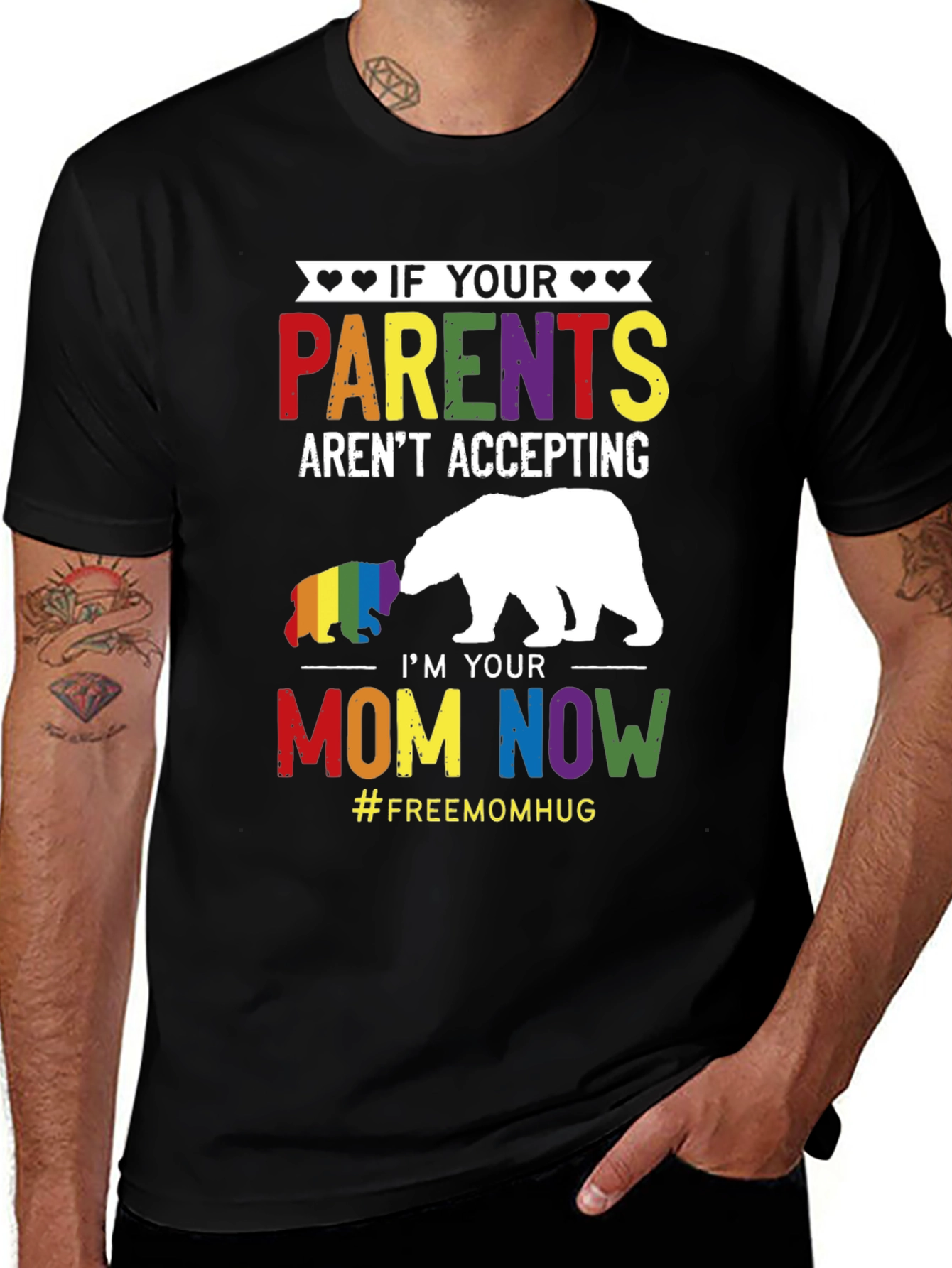 LGBT Pride Im Your Mom Now Graphic T-Shirt