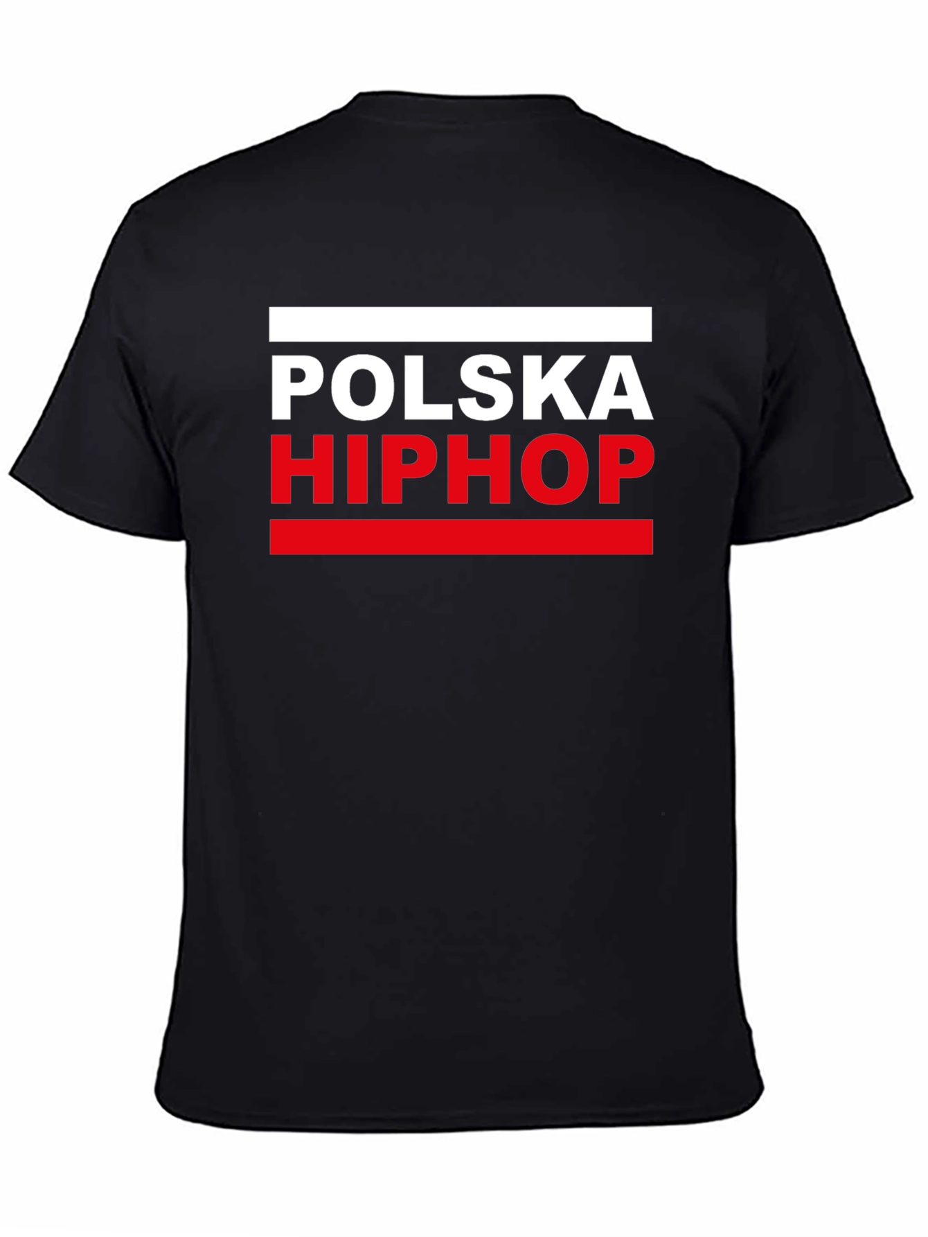Polska Hip Hop Graphic Tee - Black
