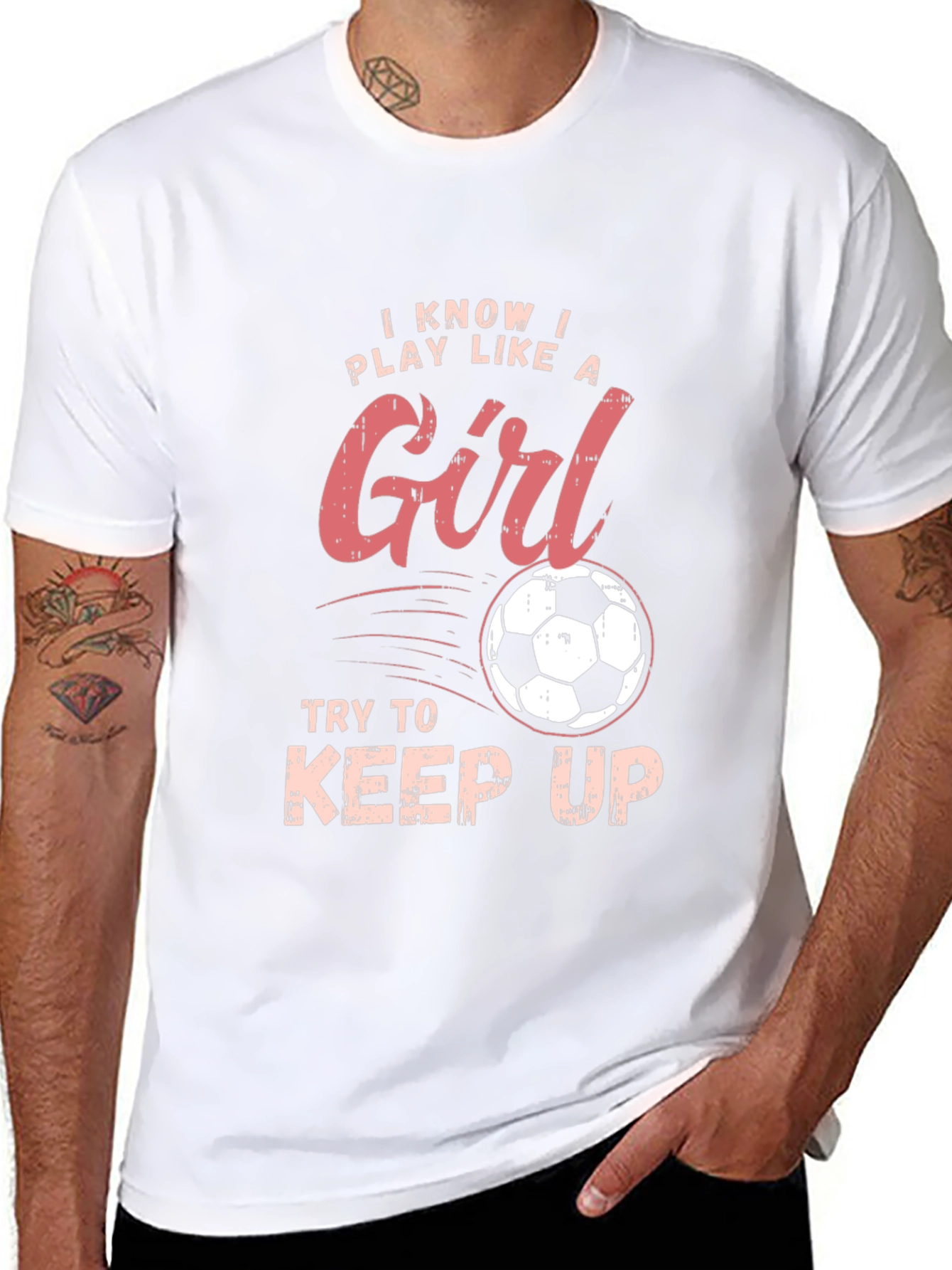 I Know I Play Like a Girl Soccer T-Shirt