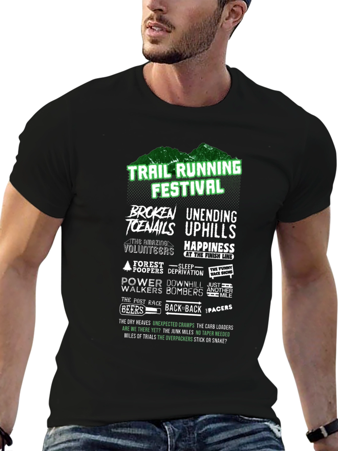 Trail Running Festival Graphic Tee