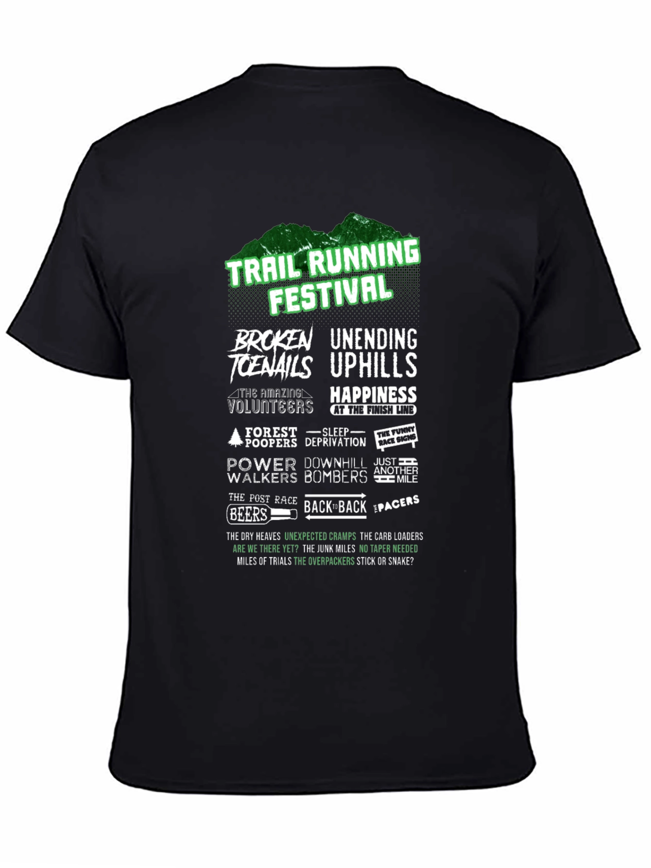 Trail Running Festival Graphic Tee